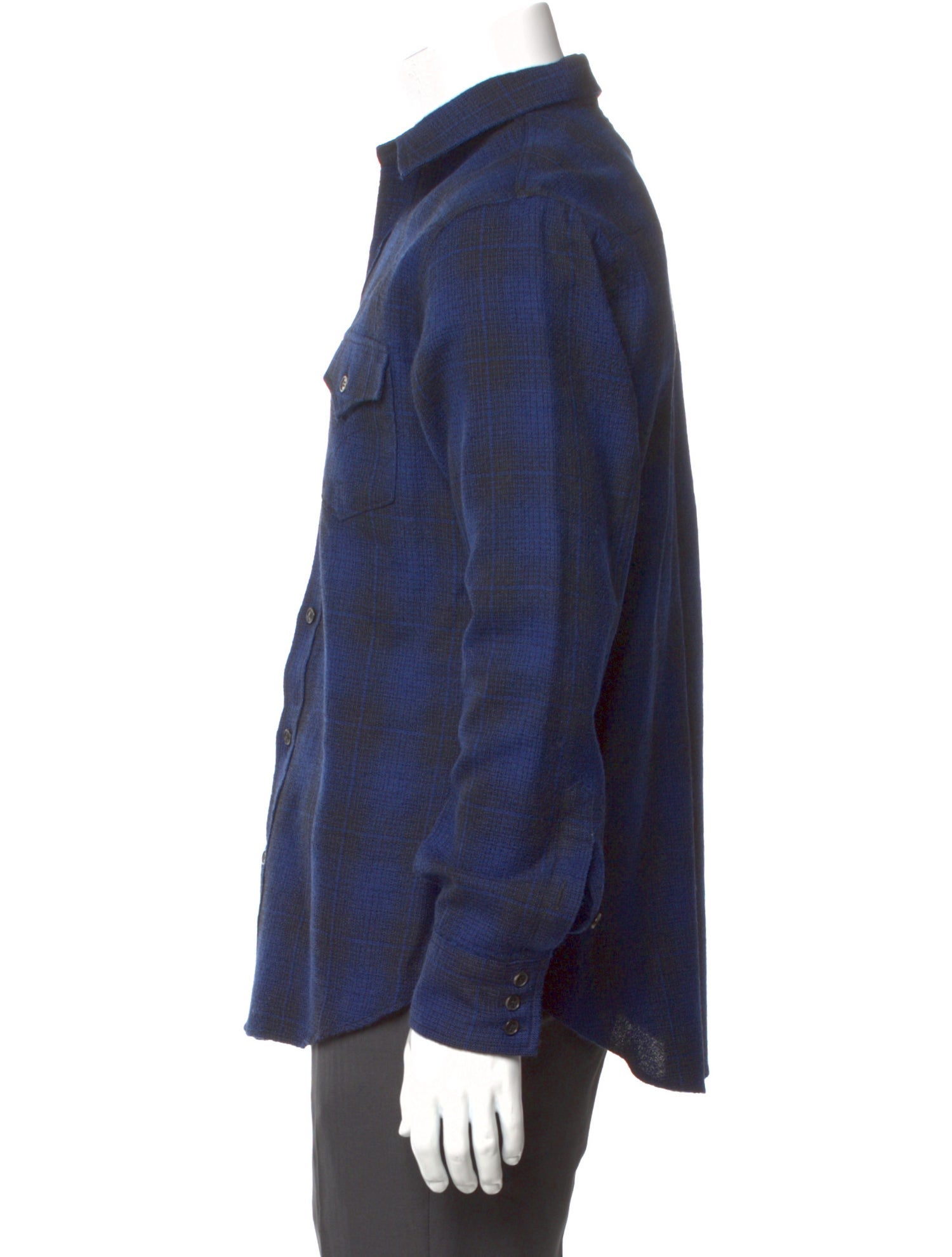 Saint Laurent 2016 Wool Western Shirt