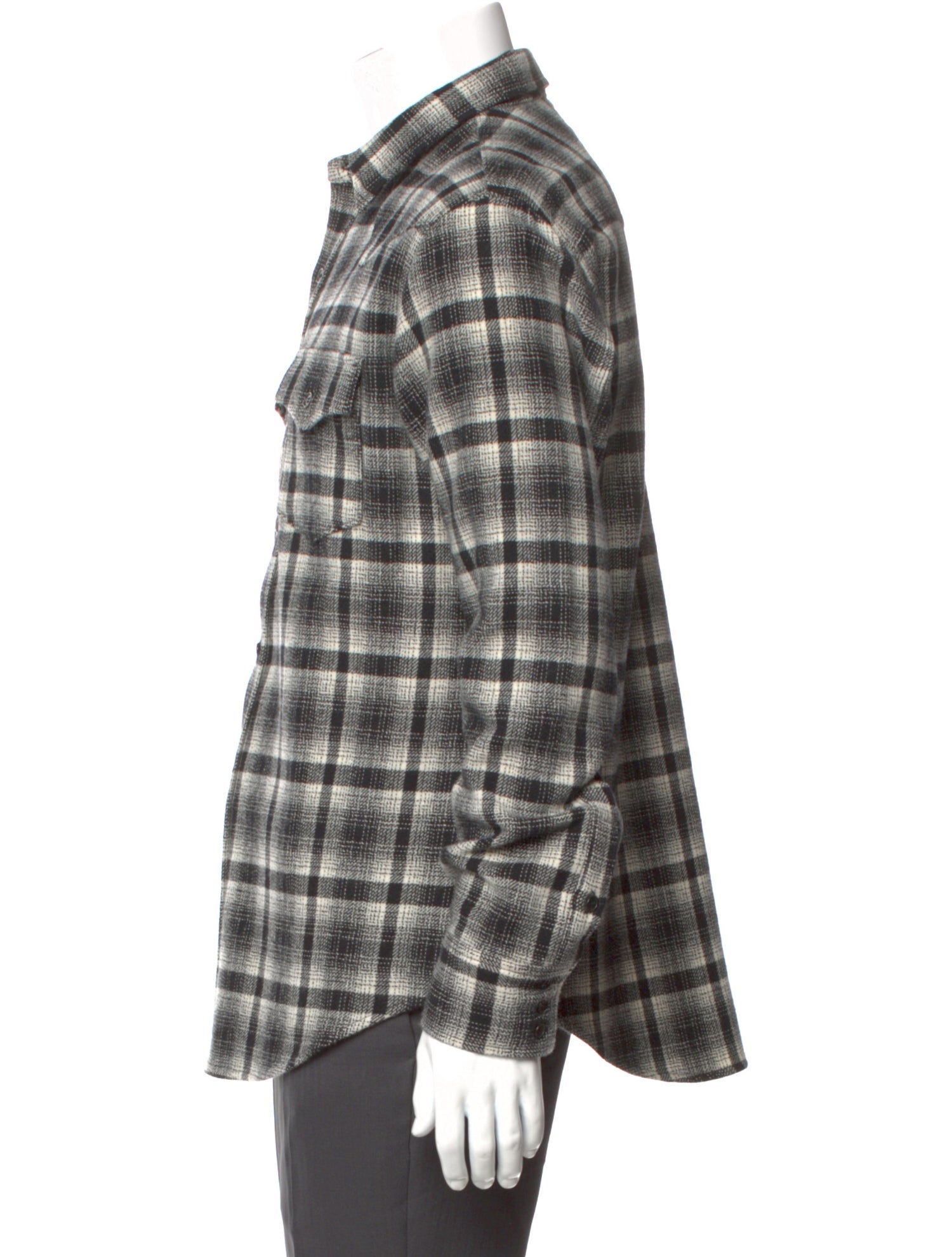 Saint Laurent 2016 Wool Western Shirt