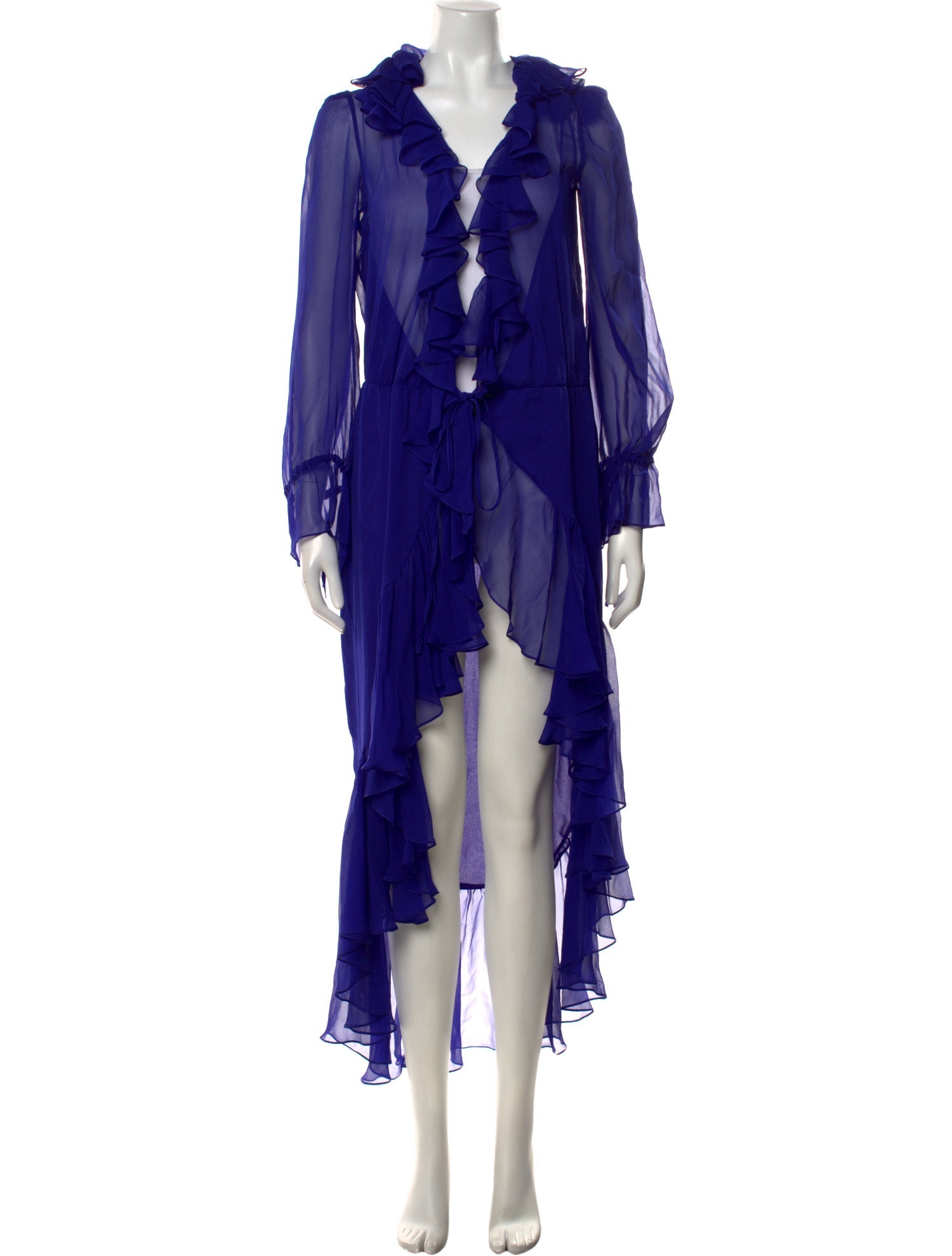 Saint Laurent Silk Long Dress