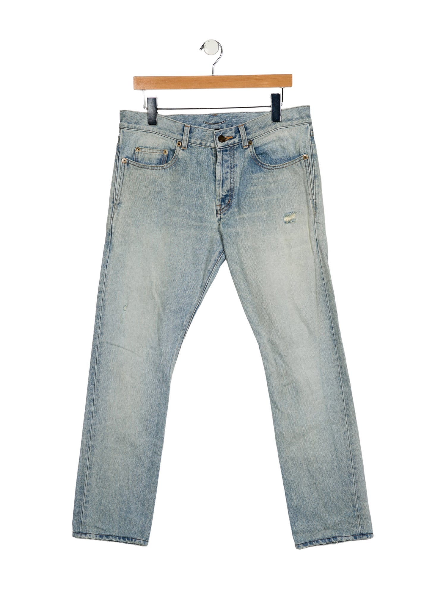 Saint Laurent 2021 Straight-Leg Jeans