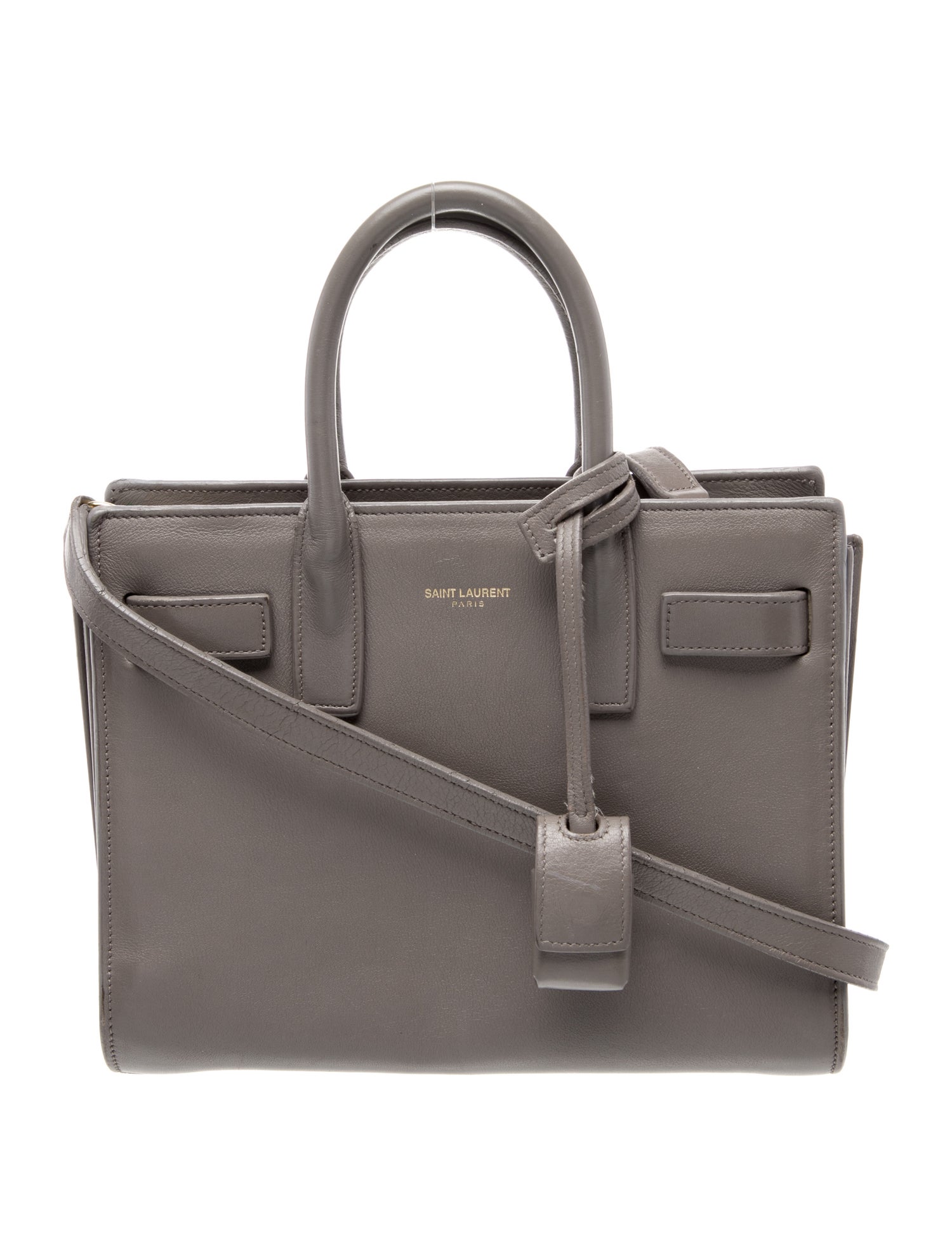 Saint Laurent Leather Sac De Jour