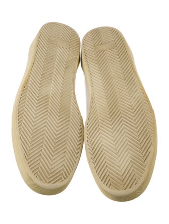 Saint Laurent Leather Graphic Print Sneakers