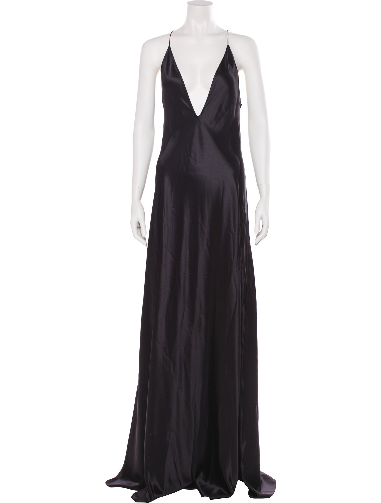 Saint Laurent Silk Long Dress