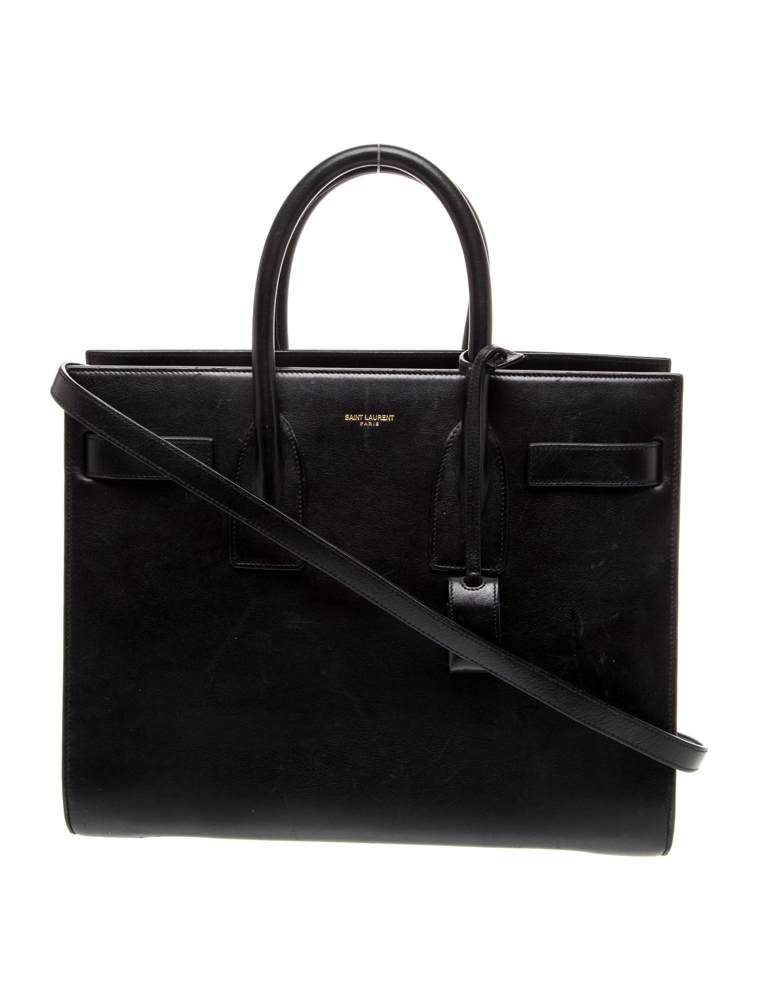 Saint Laurent Leather Sac De Jour