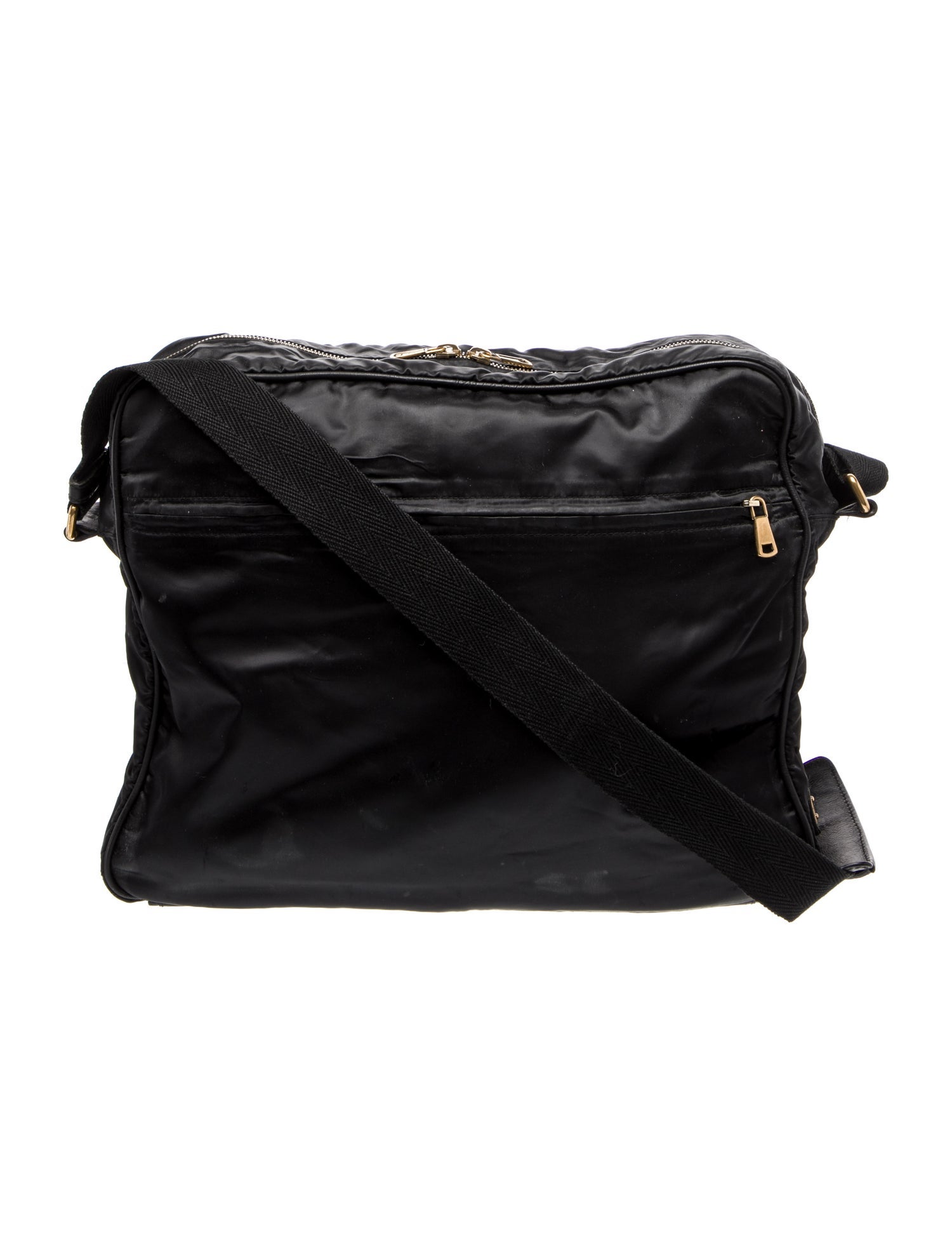 Yves Saint Laurent Rive Gauche Satin Messenger Bag Vintage