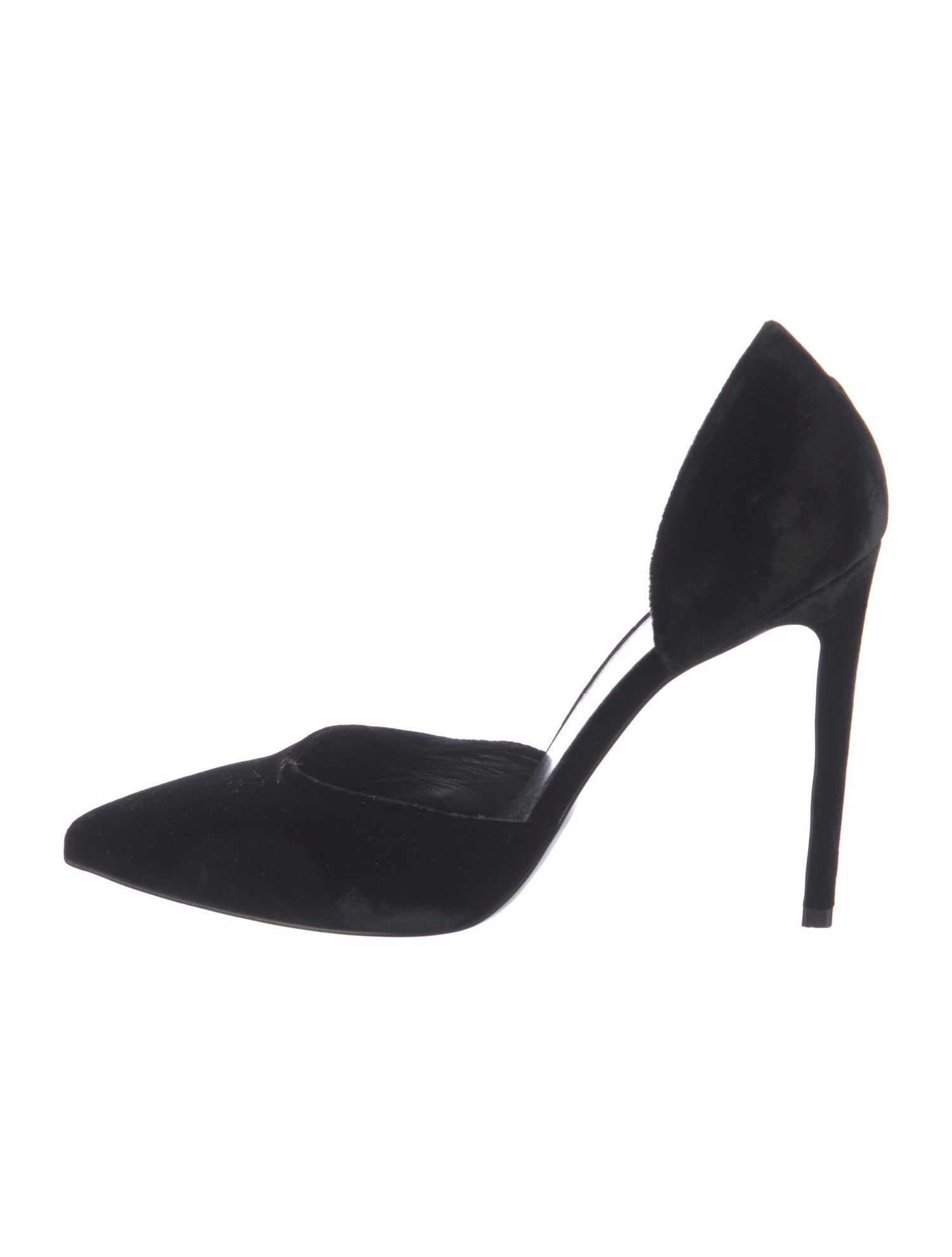 Saint Laurent Suede D'Orsay Pumps