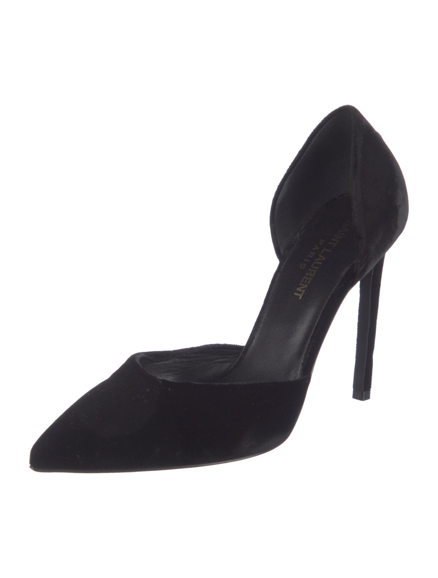 Saint Laurent Suede D'Orsay Pumps