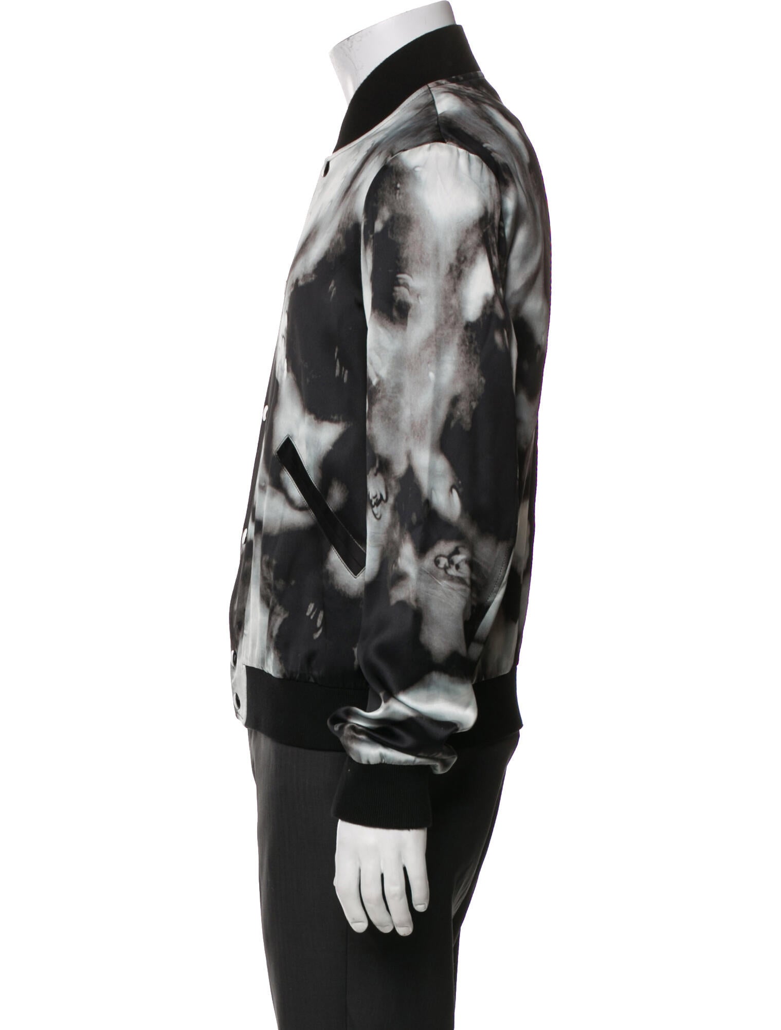 Saint Laurent 2017 Printed Bomber Jacket