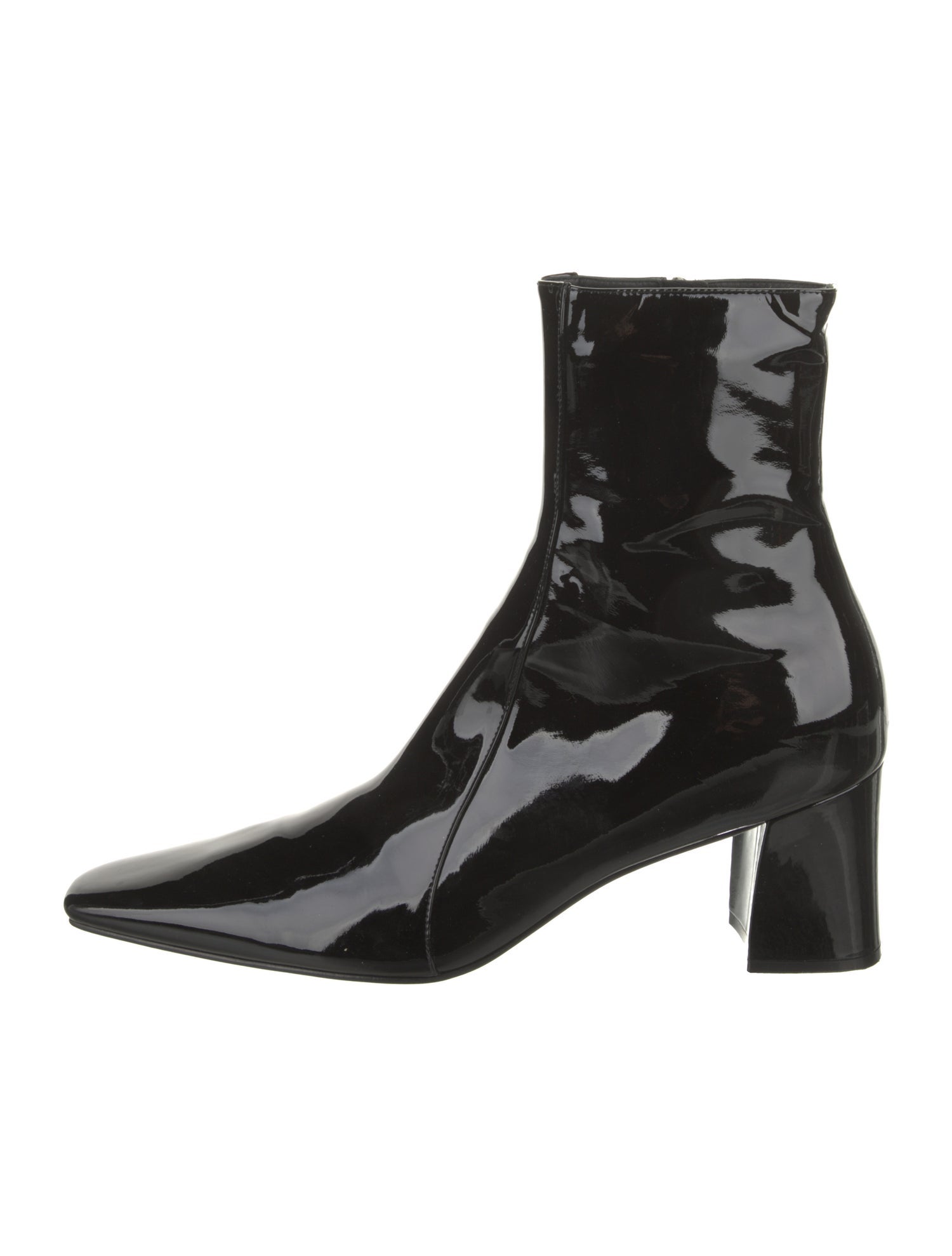 Saint Laurent Patent Leather Boots