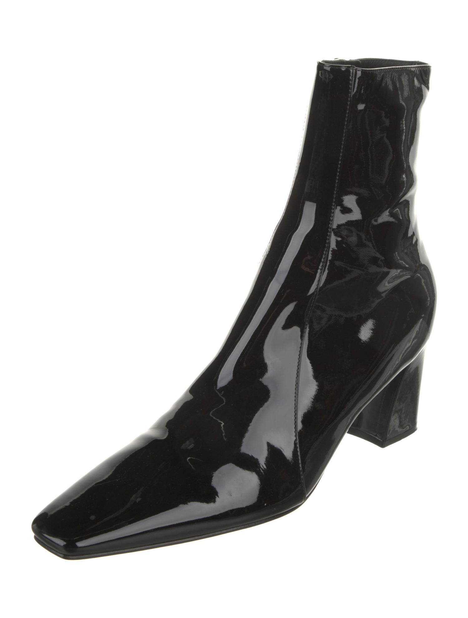 Saint Laurent Patent Leather Boots
