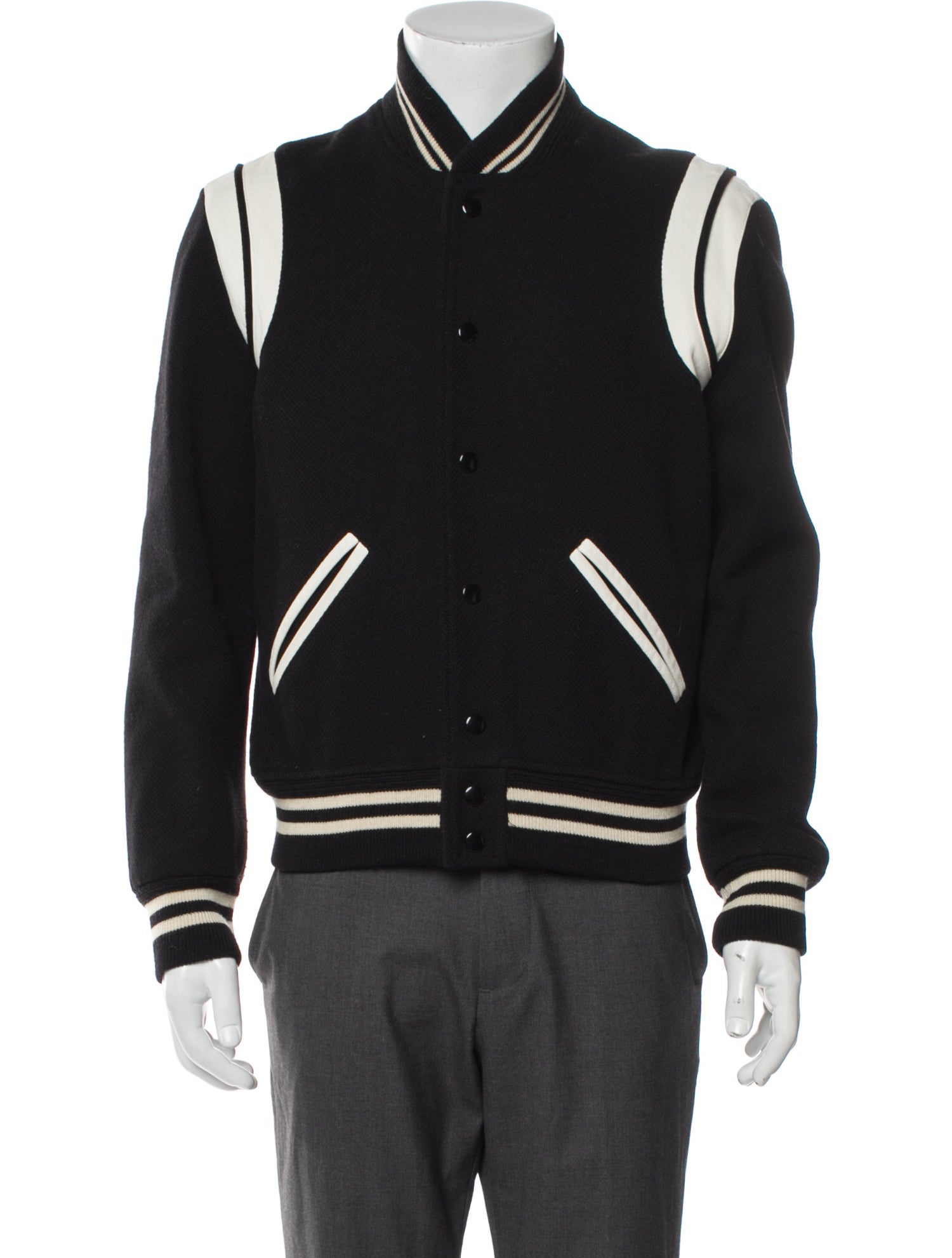 Saint Laurent 2017-2018 Teddy Varsity Jacket