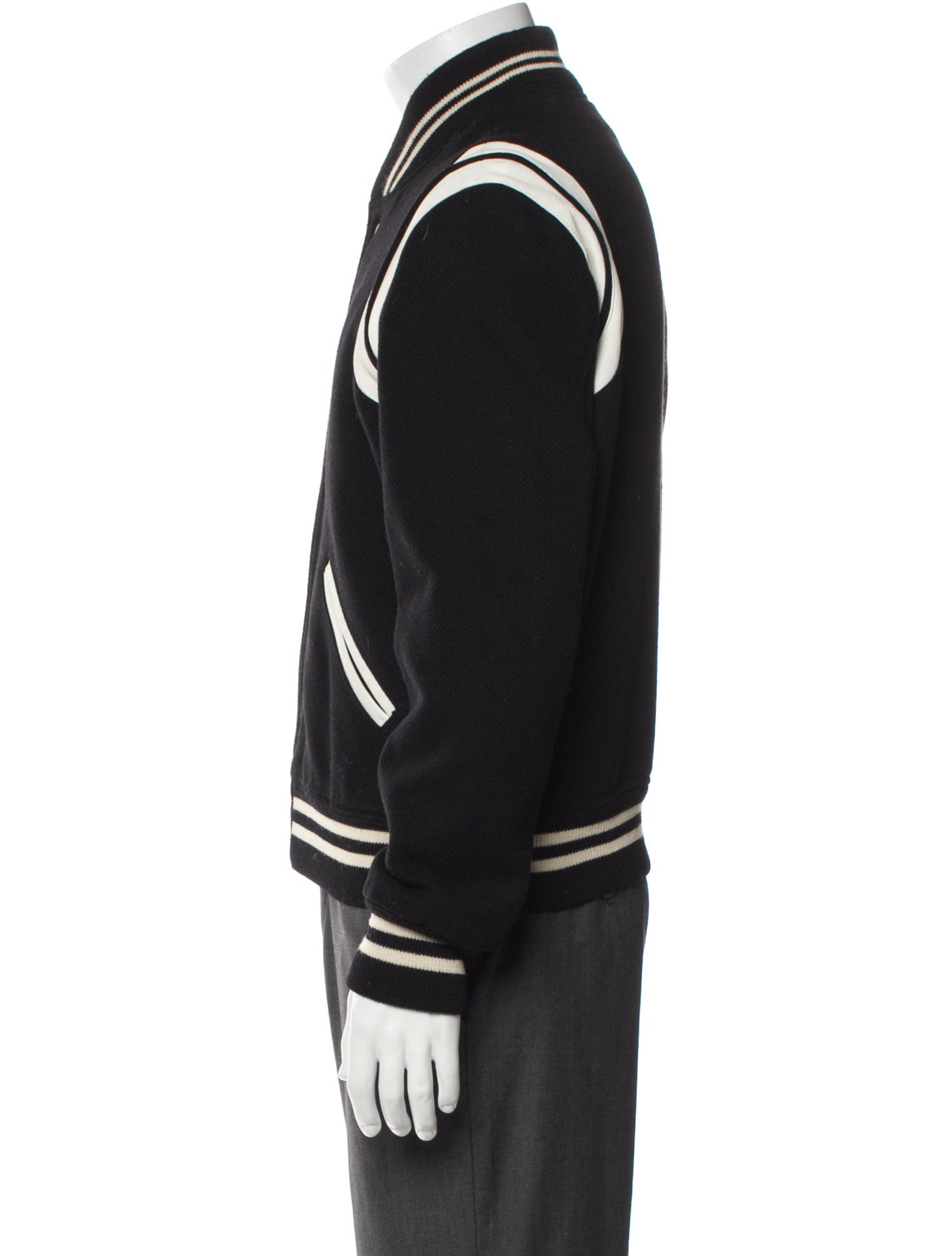 Saint Laurent 2017-2018 Teddy Varsity Jacket