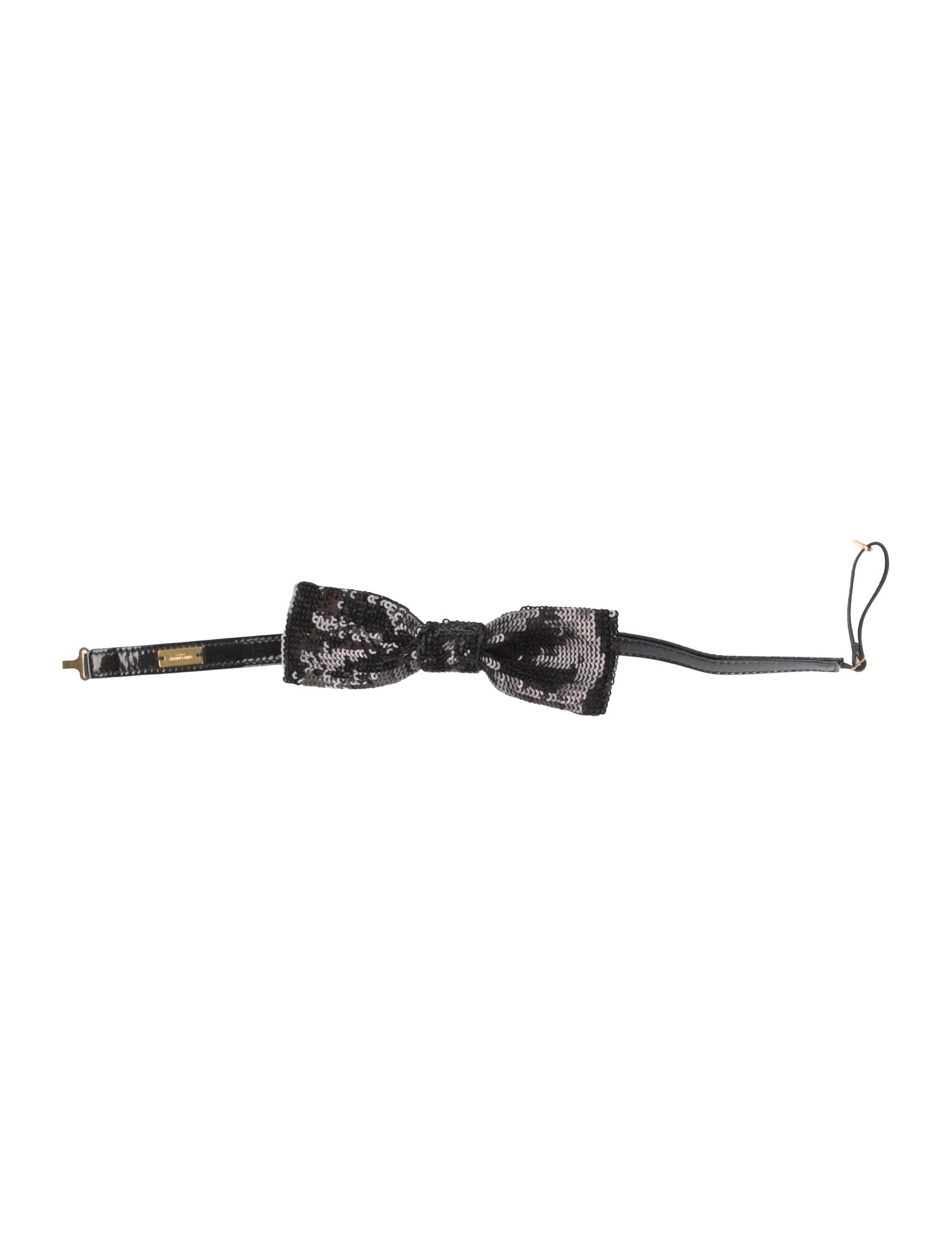 Saint Laurent Sequin Bow Tie