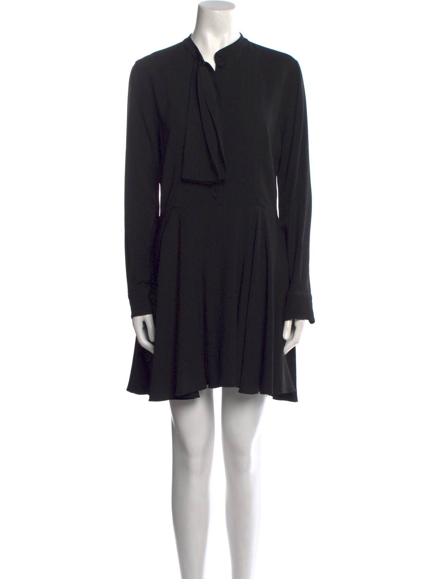 Saint Laurent V-Neck Mini Dress