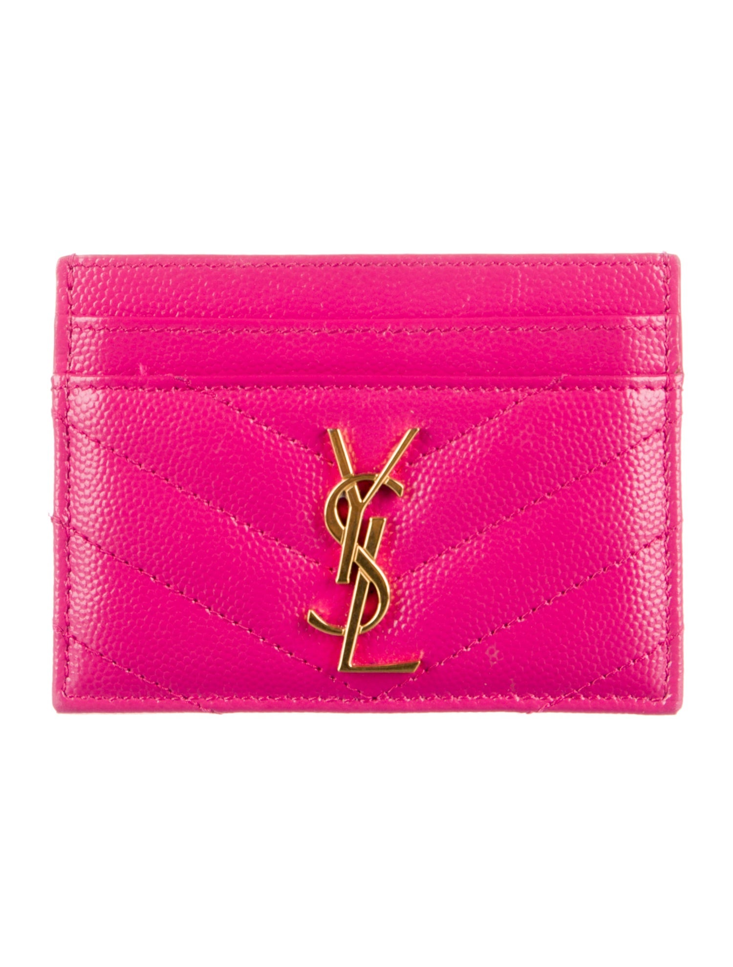 Saint Laurent Leather Card Holder