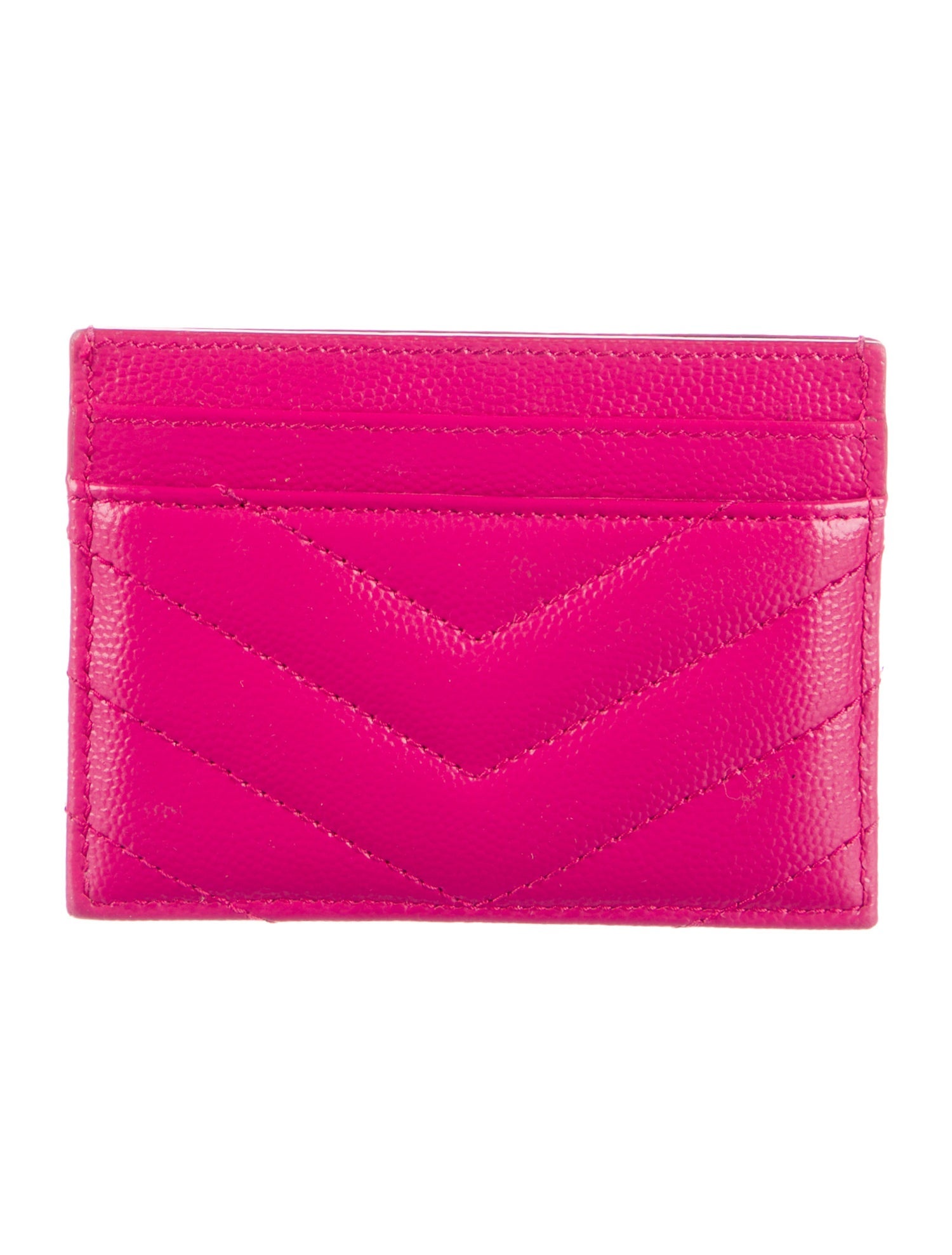 Saint Laurent Leather Card Holder