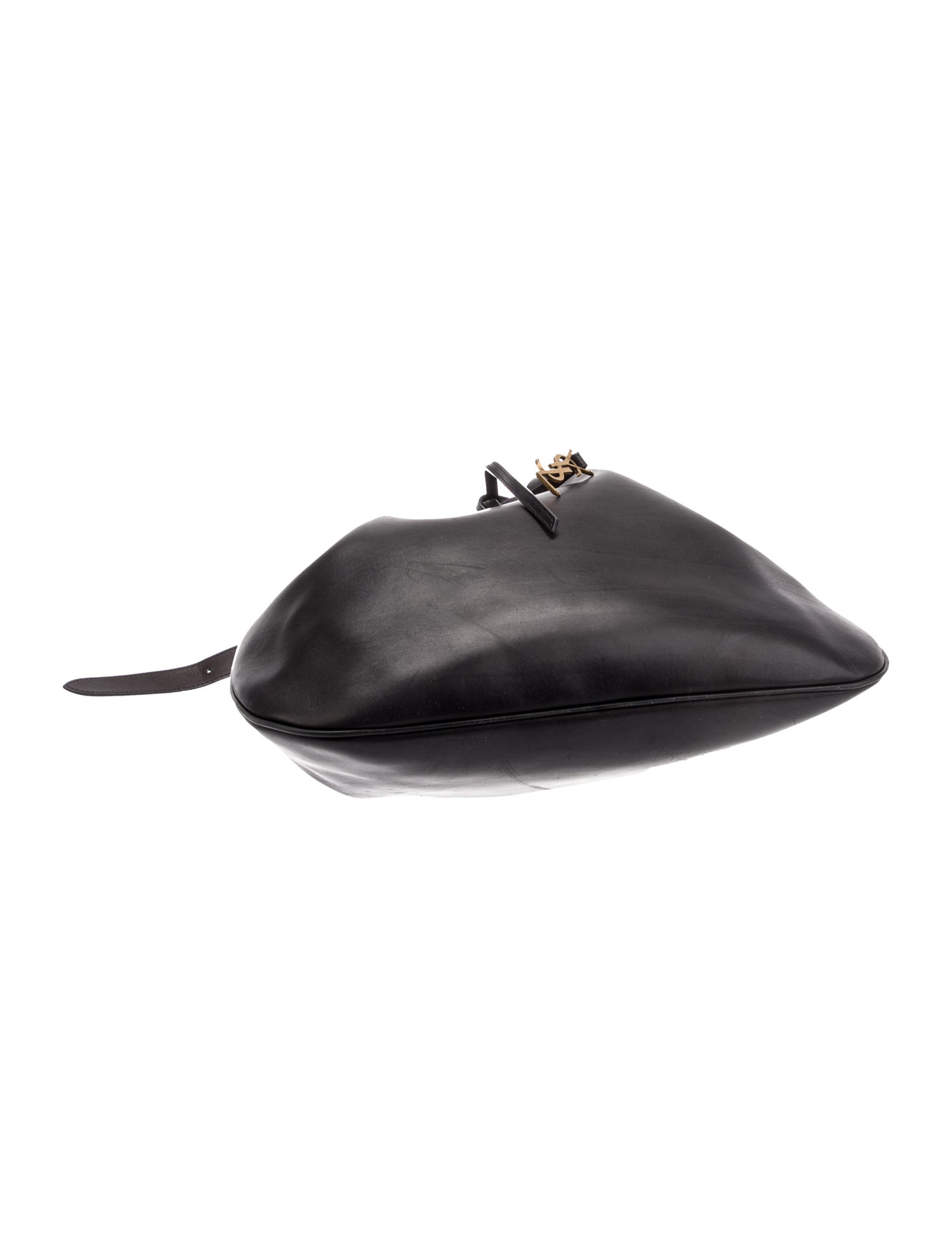 Saint Laurent Calfskin Paris VII Large 2022 - Black Hobos