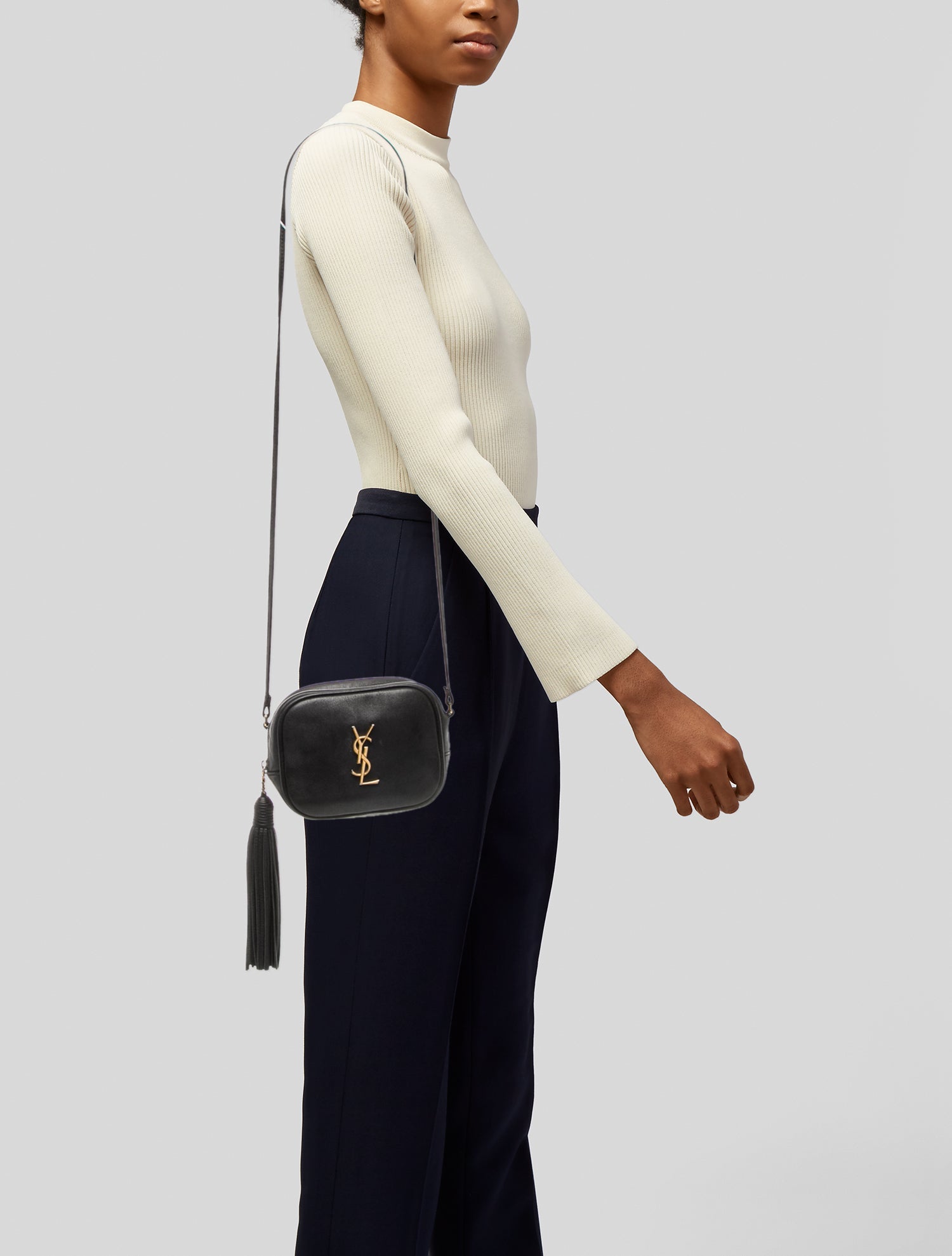 Saint Laurent Leather Lou Camera