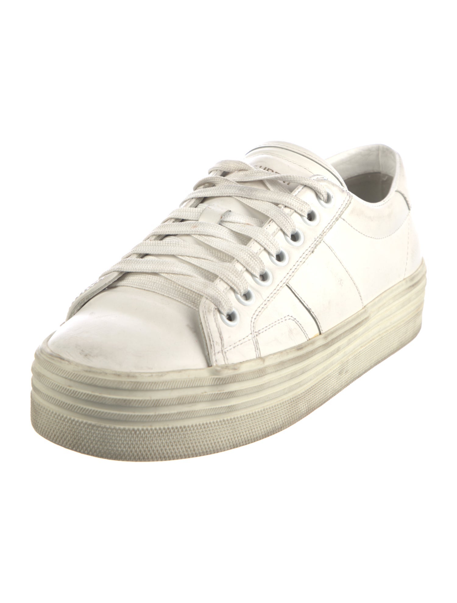 Saint Laurent Leather Sneakers