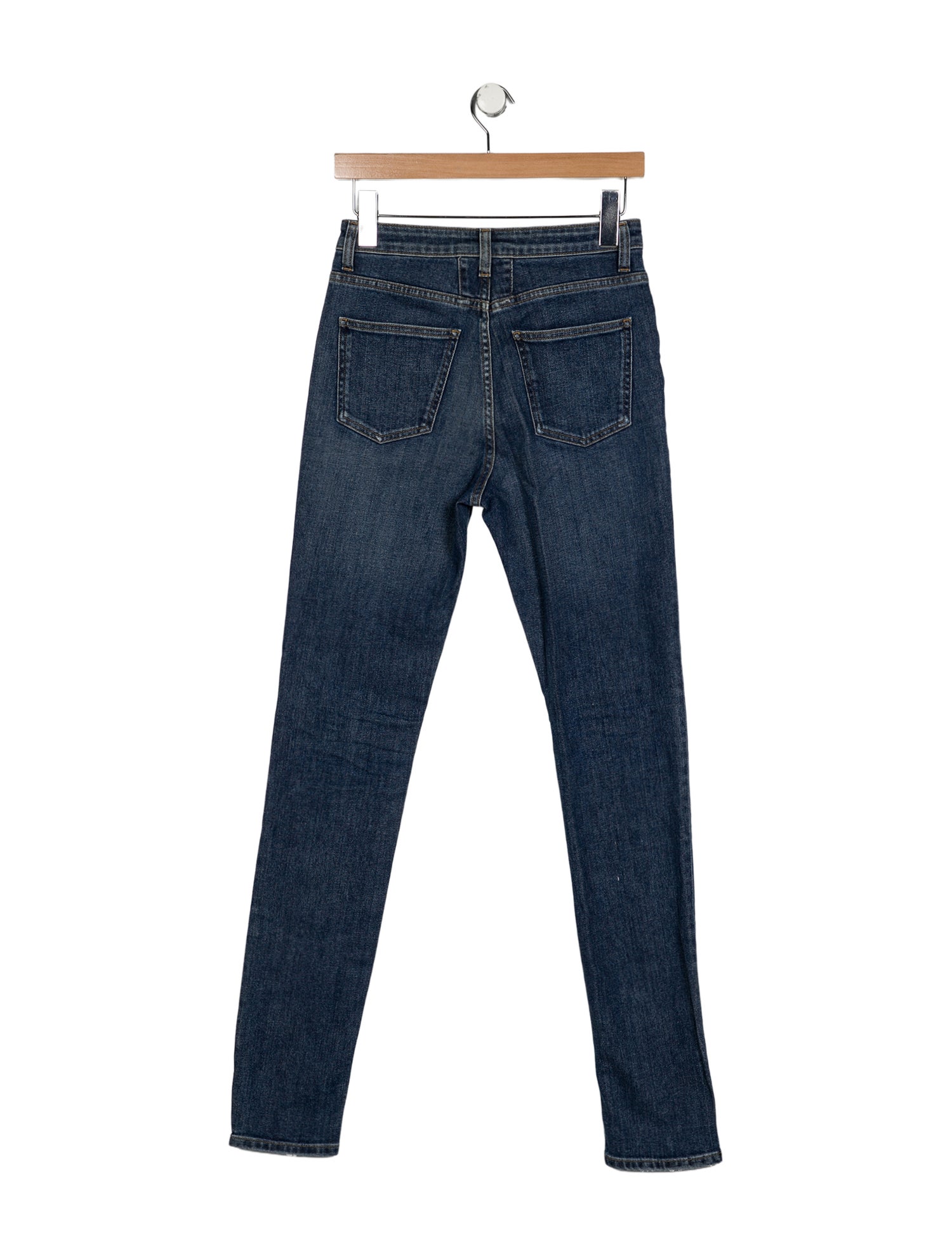 Saint Laurent Mid-Rise Skinny Leg Jeans