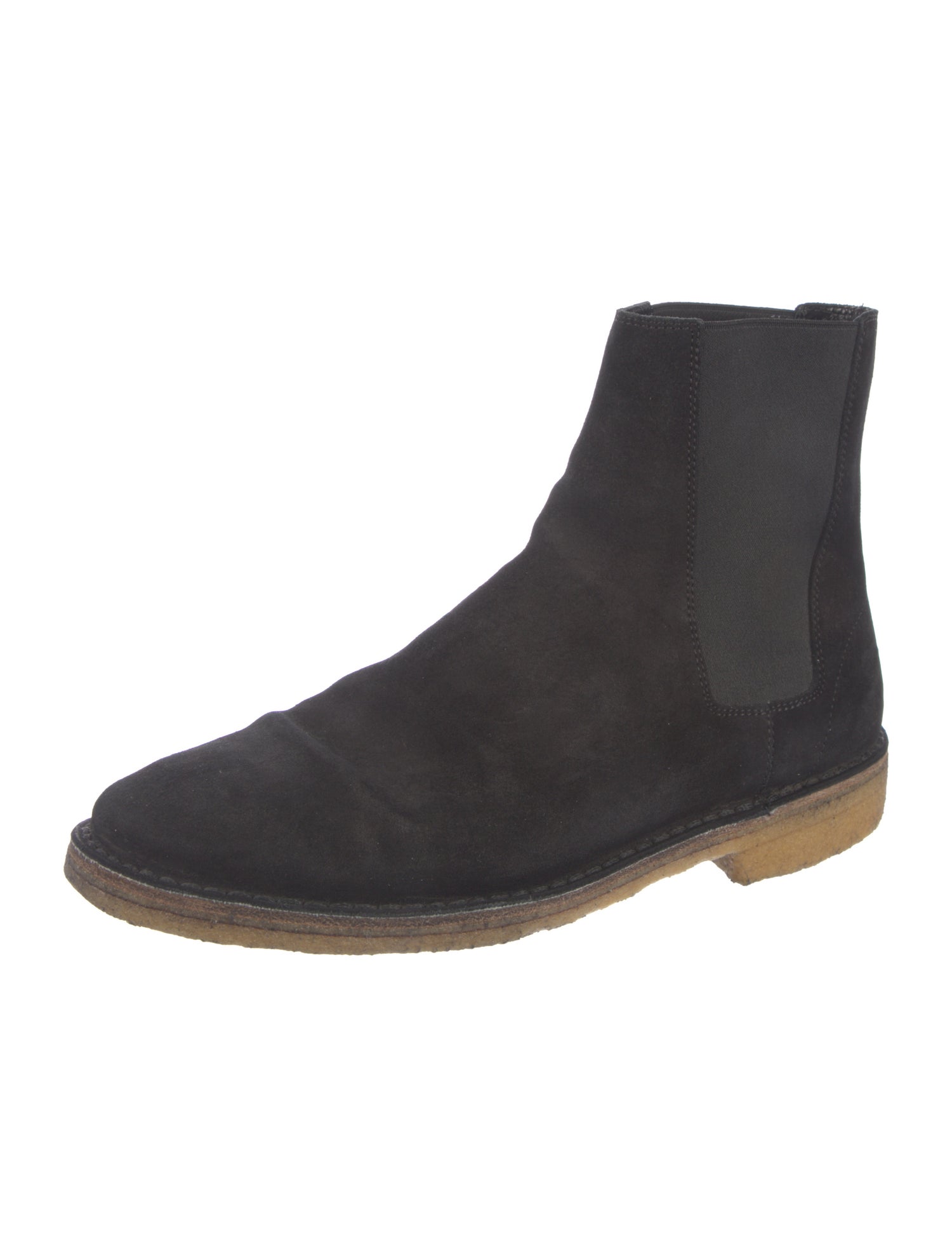Saint Laurent Suede Chelsea Boots