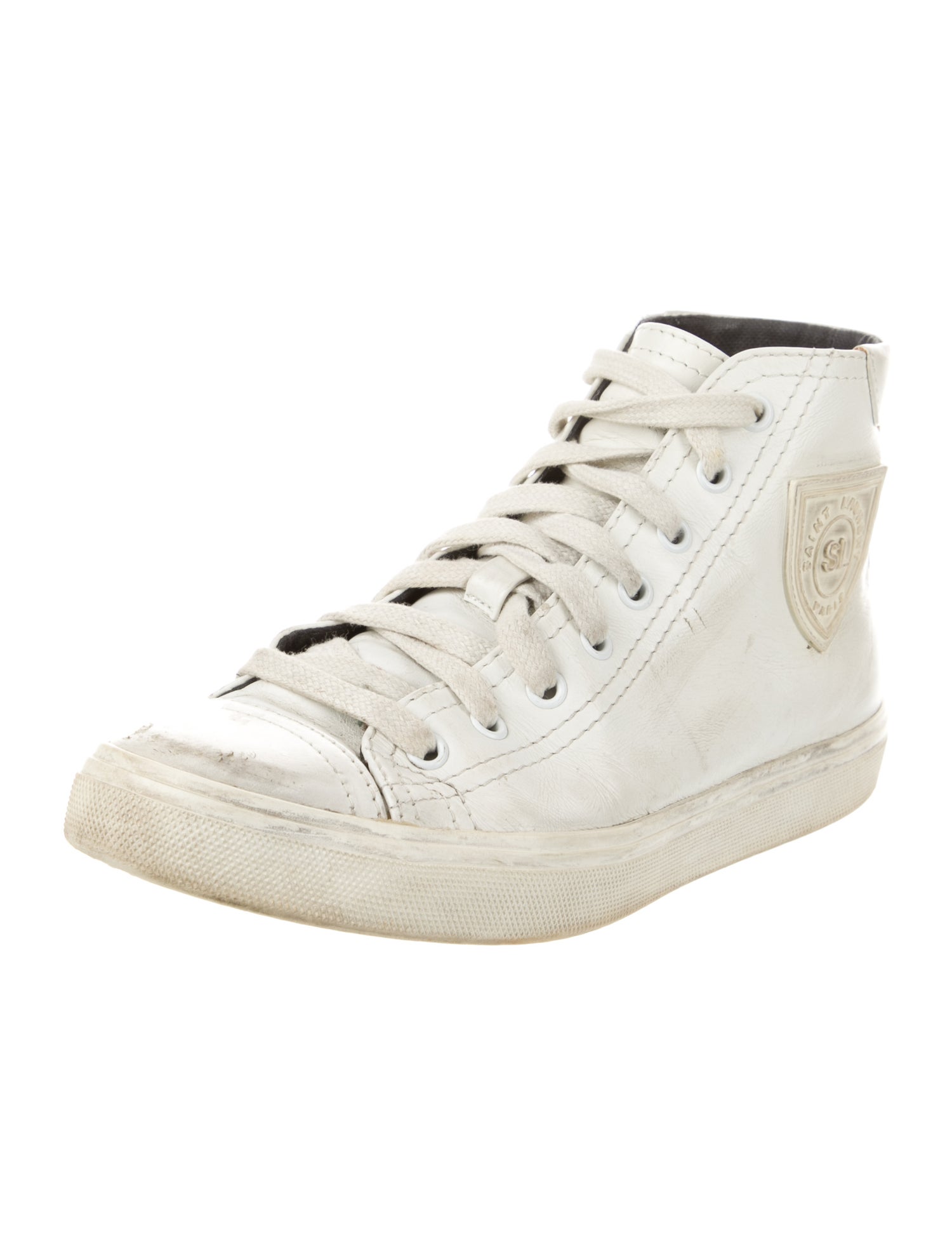 Saint Laurent Leather Sneakers