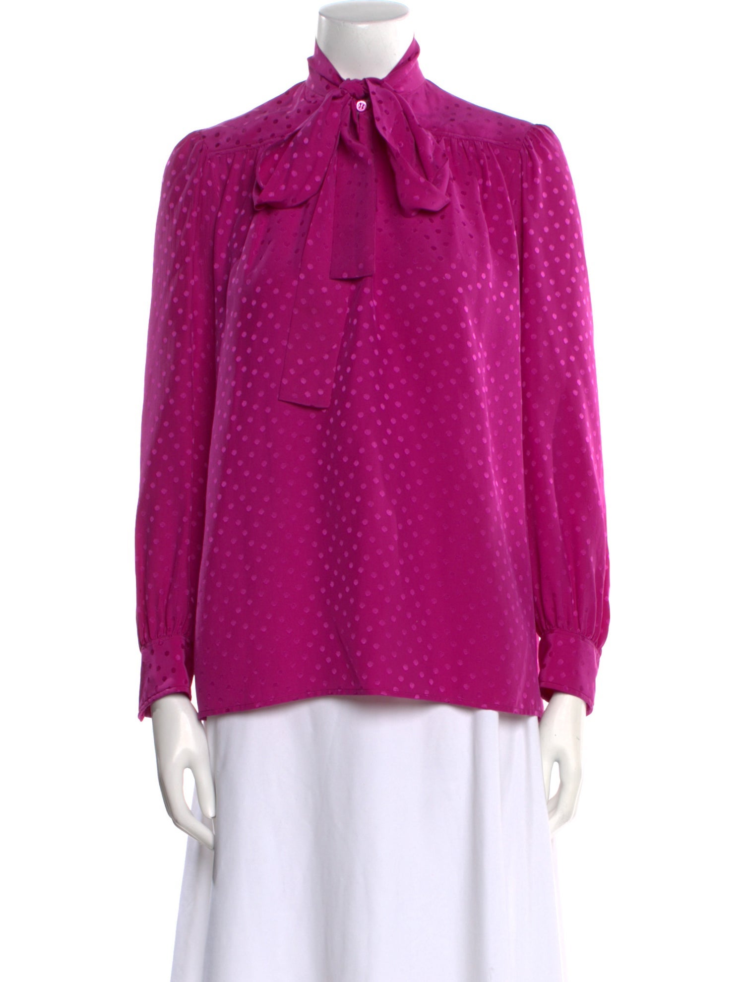 Yves Saint Laurent Rive Gauche Vintage 1980's Blouse