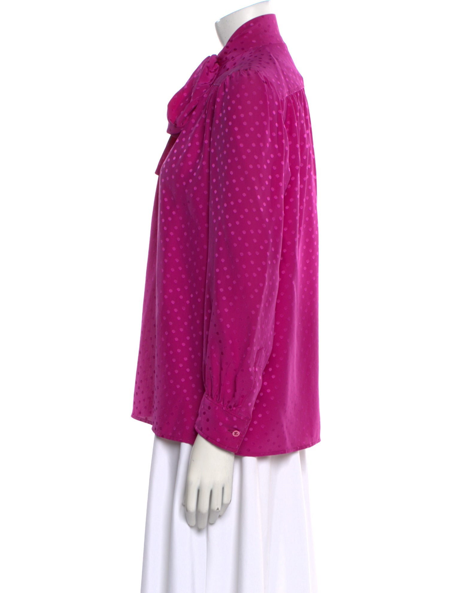 Yves Saint Laurent Rive Gauche Vintage 1980's Blouse