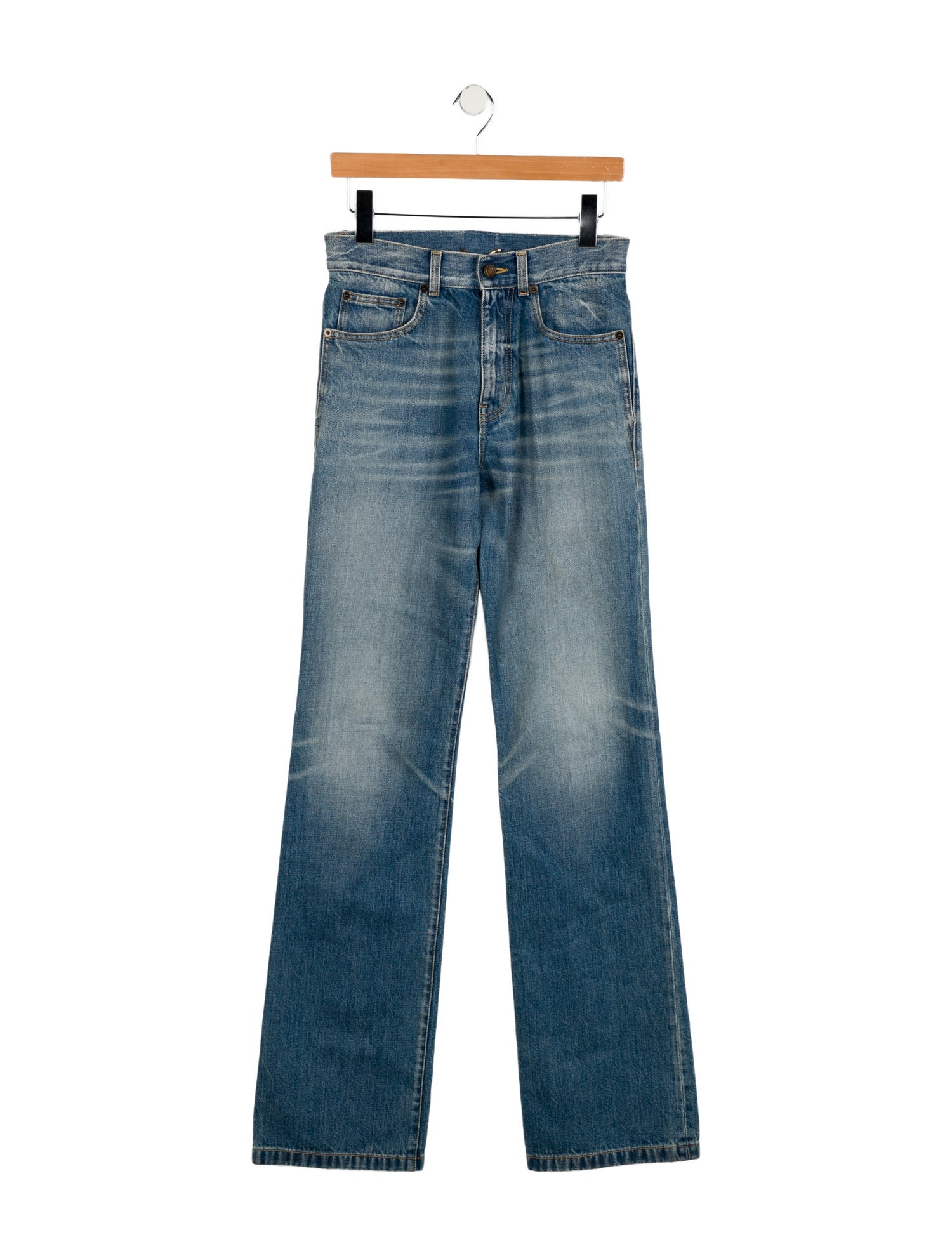 Saint Laurent 2022 Wide Leg Jeans
