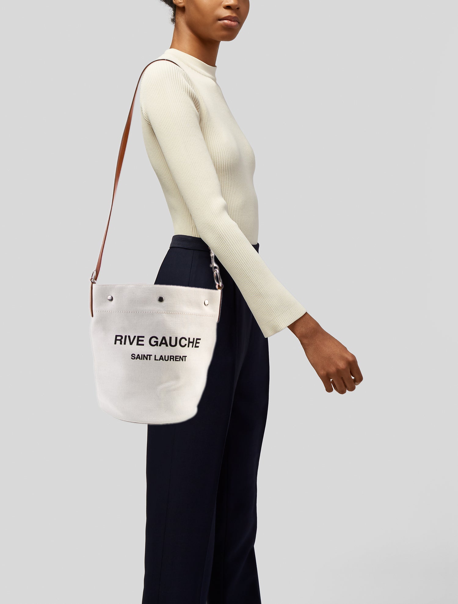 Saint Laurent Canvas Rive Gauche w/ Tags