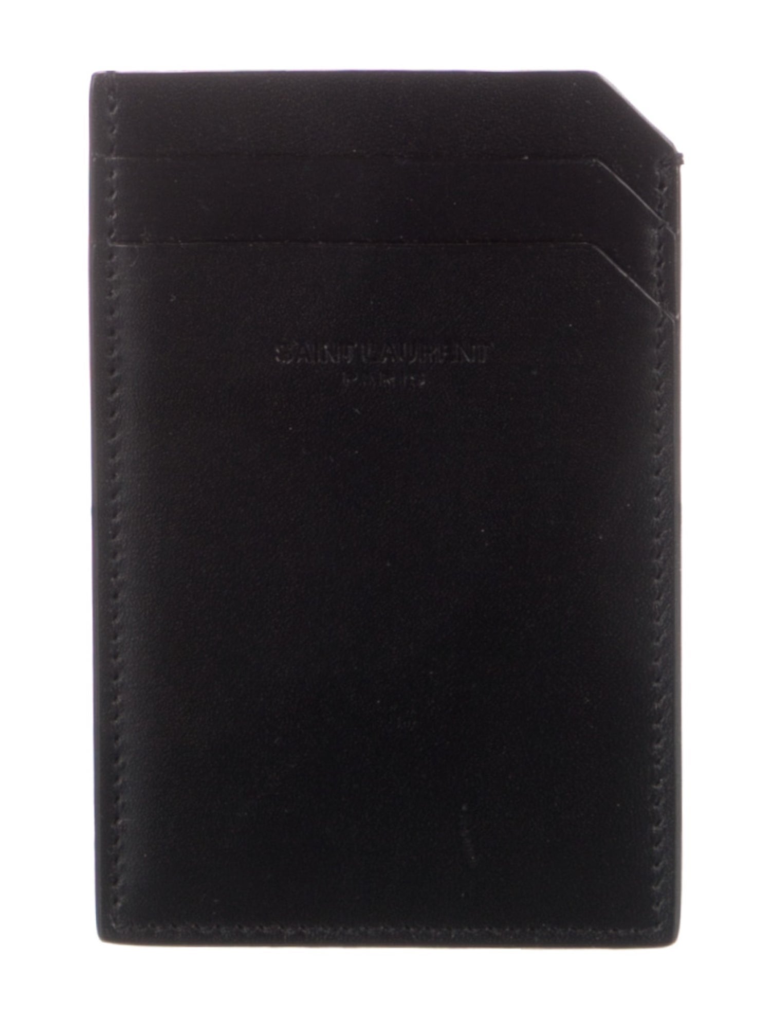 Saint Laurent Leather Card Holder