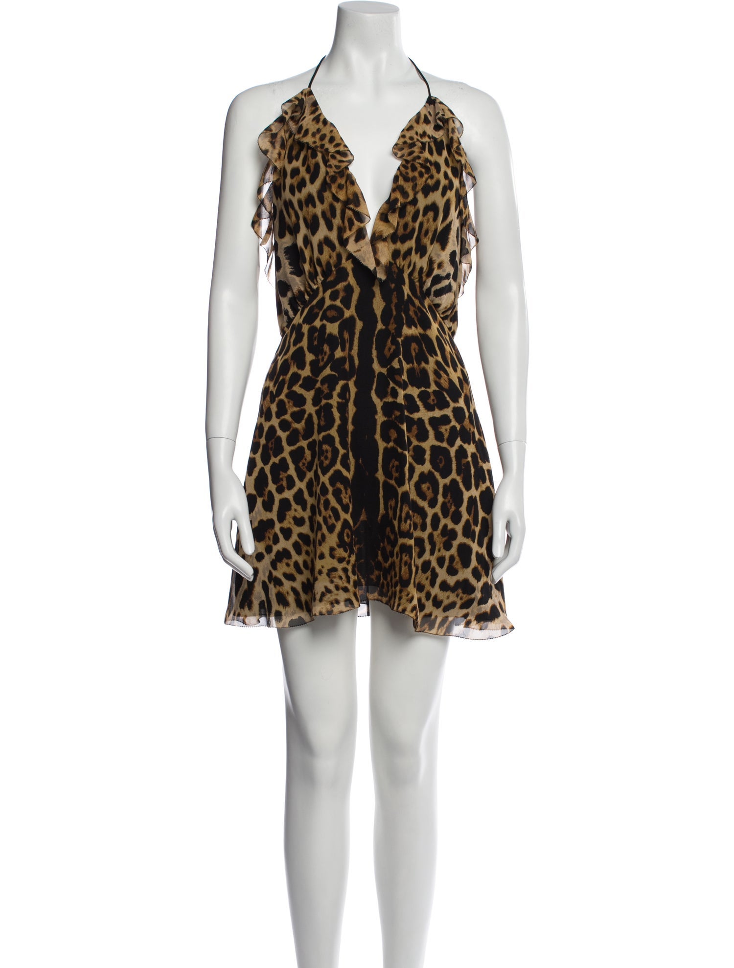 Saint Laurent Silk Mini Dress