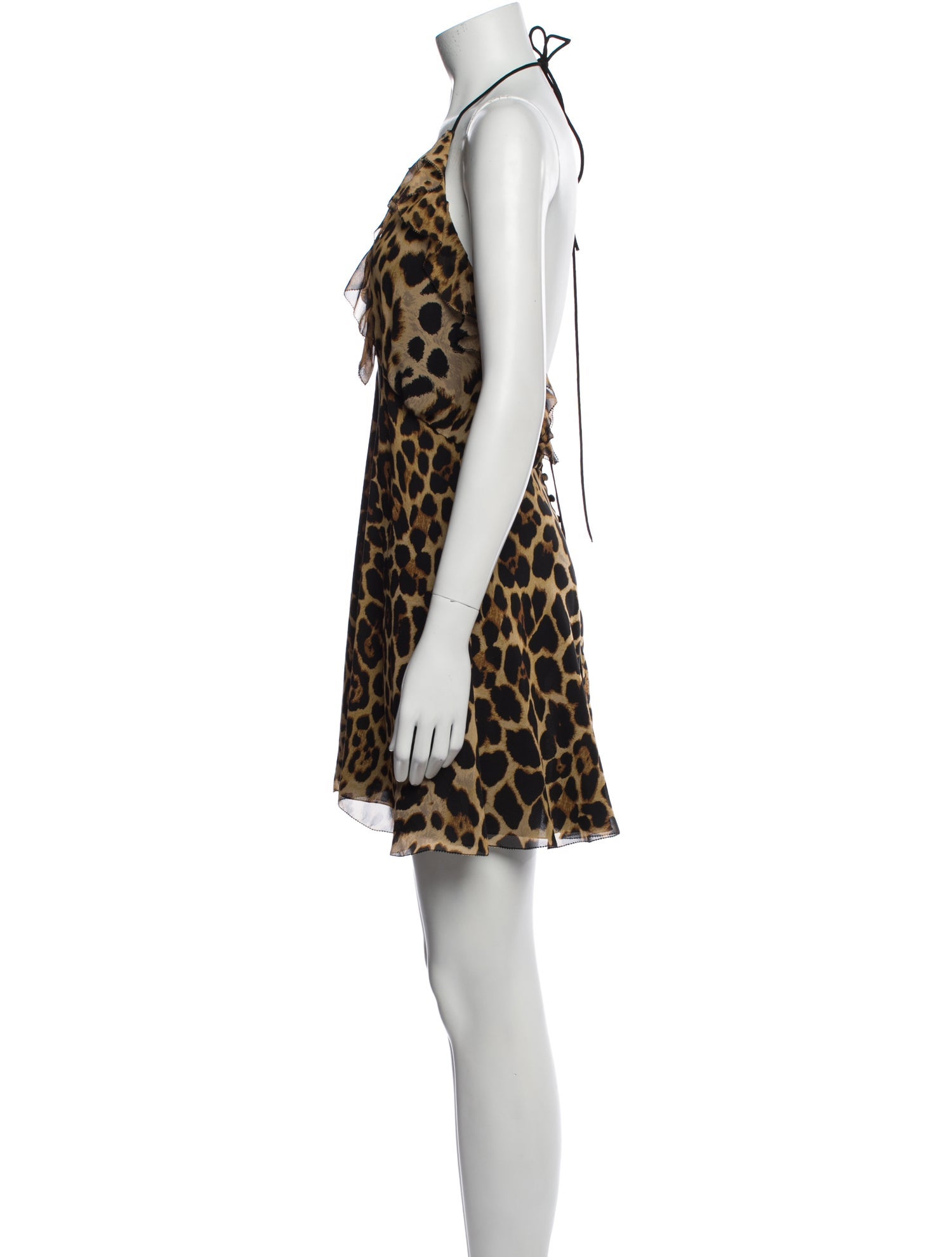 Saint Laurent Silk Mini Dress