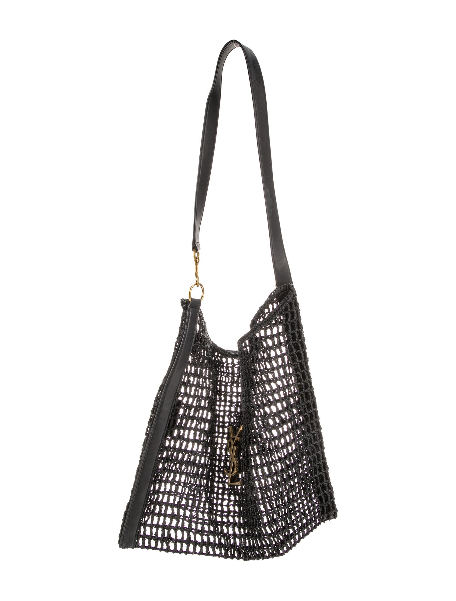 Saint Laurent Raffia Shoulder Bag