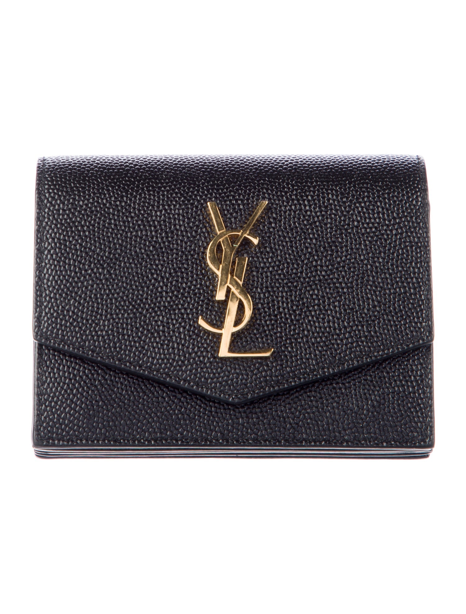 Saint Laurent 2023 Signature Logo Card Holder
