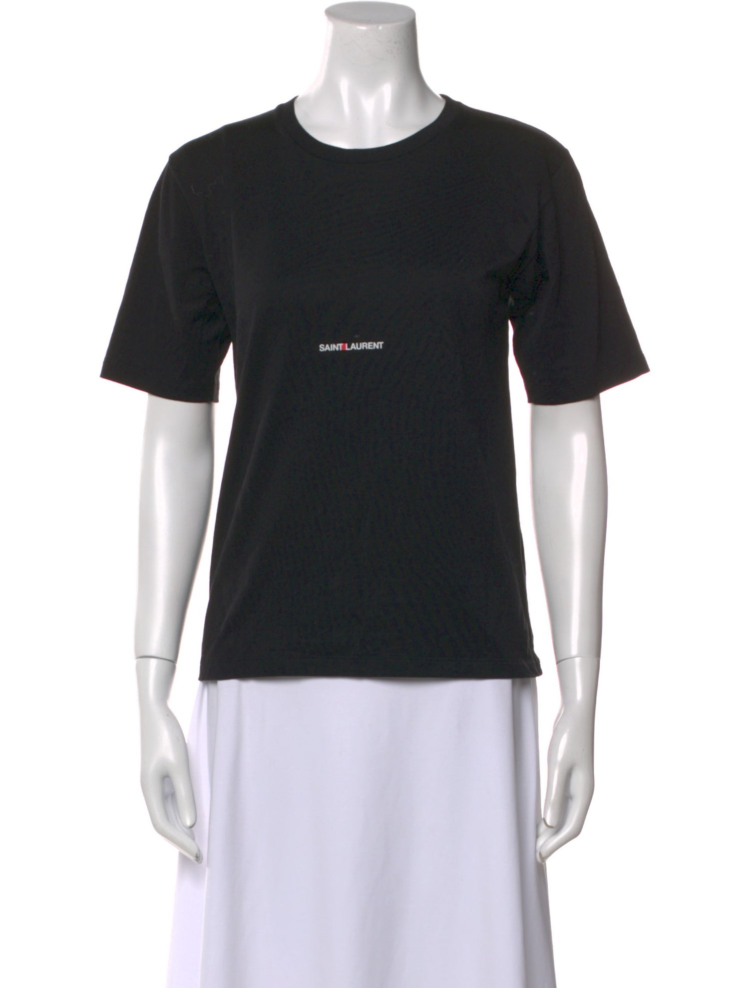 Saint Laurent Graphic Print Crew Neck T-Shirt