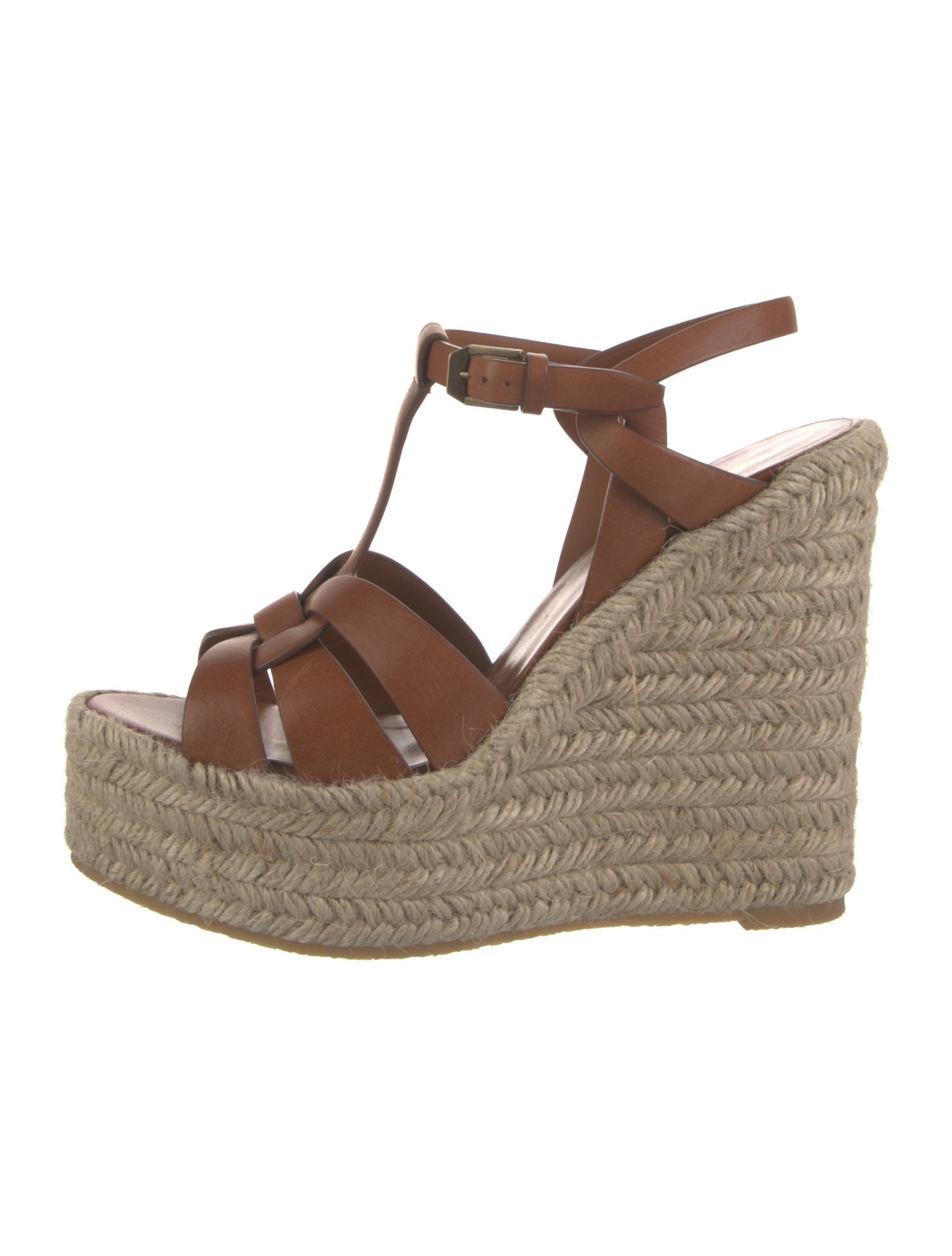 Saint Laurent Leather Espadrilles