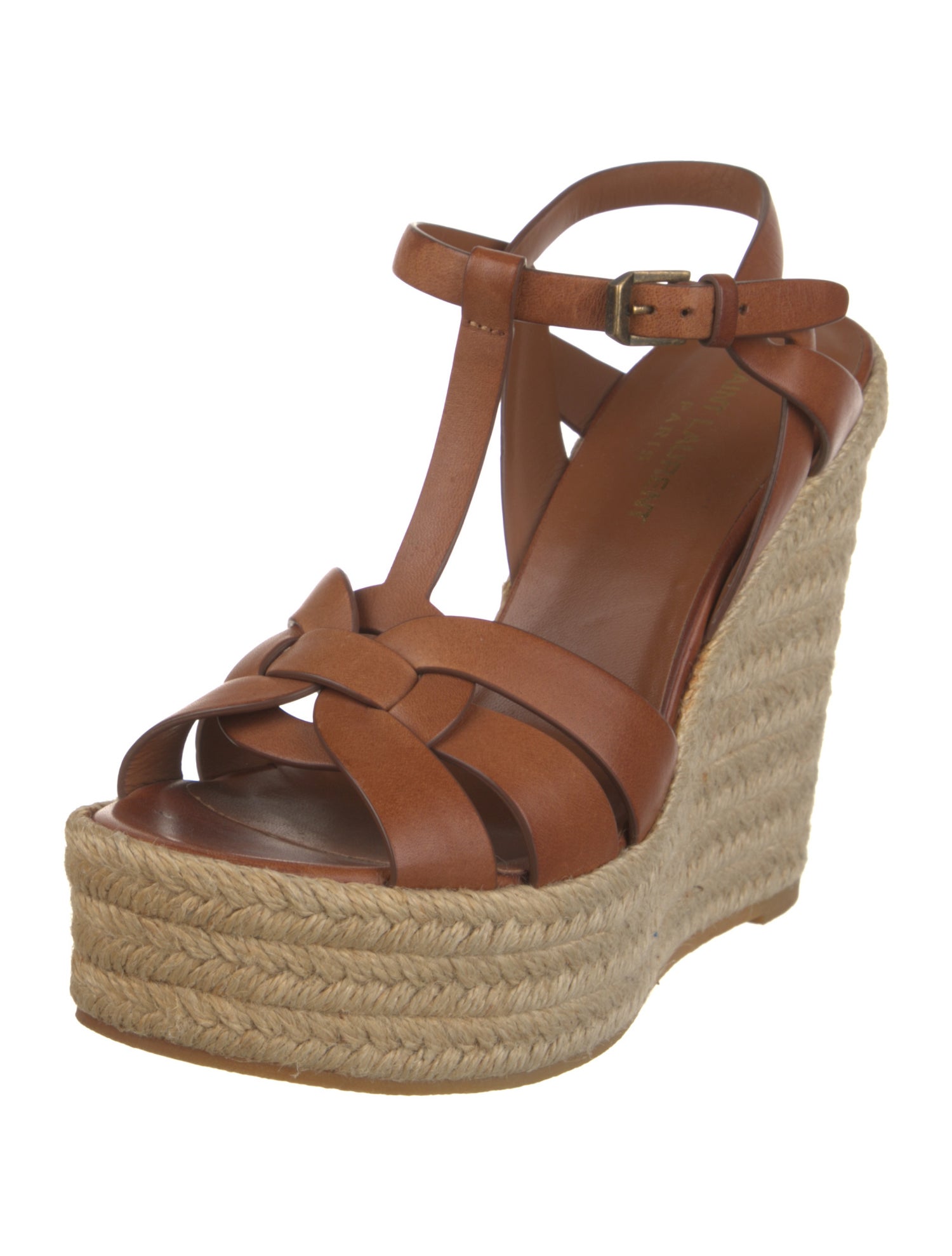 Saint Laurent Leather Espadrilles