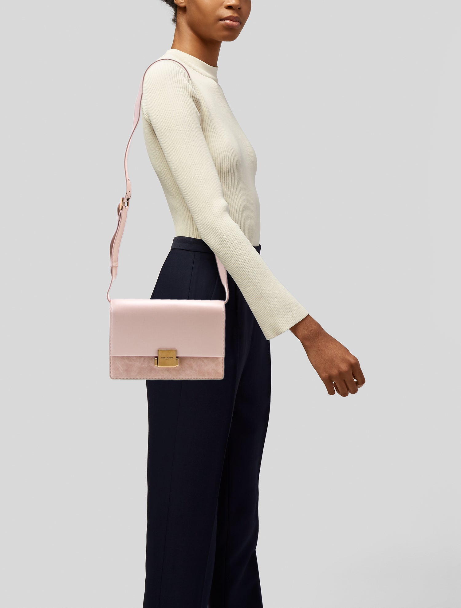 Saint Laurent Leather Bellechasse Medium