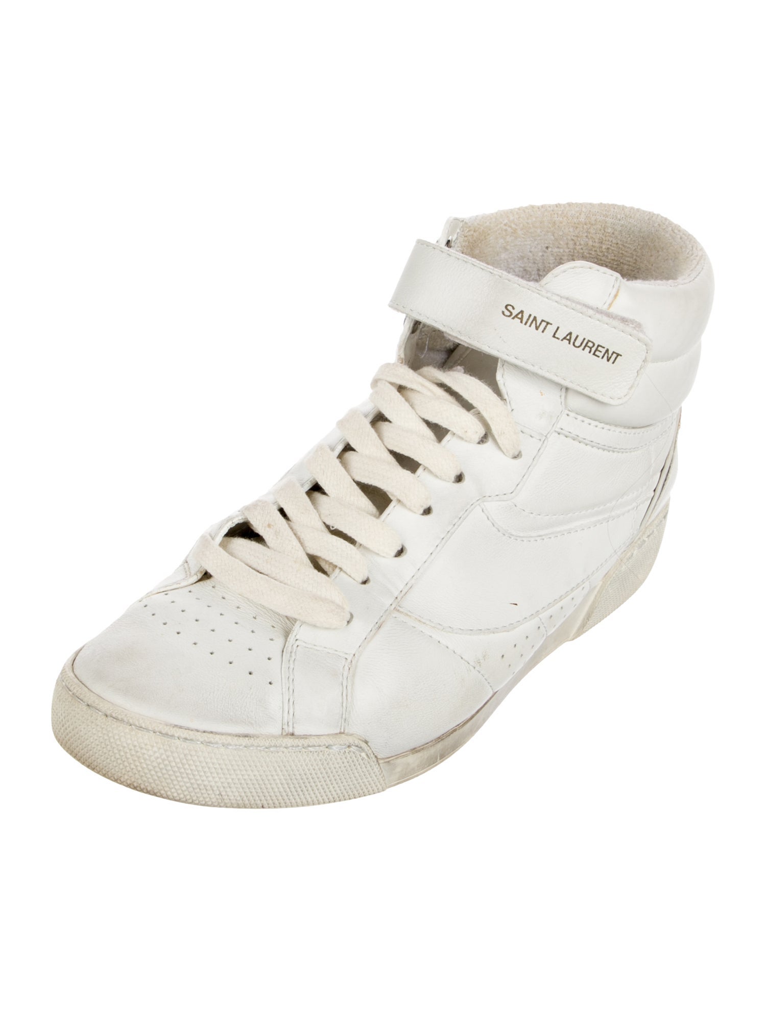 Saint Laurent Leather Sneakers