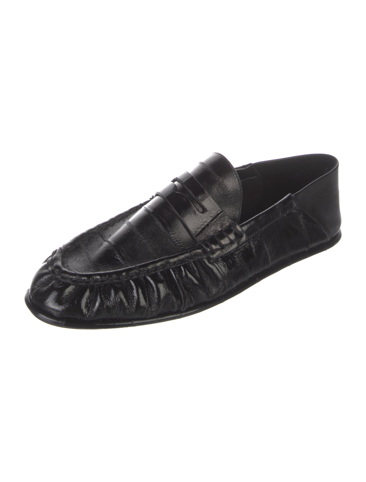 Saint Laurent Eel Skin Loafers