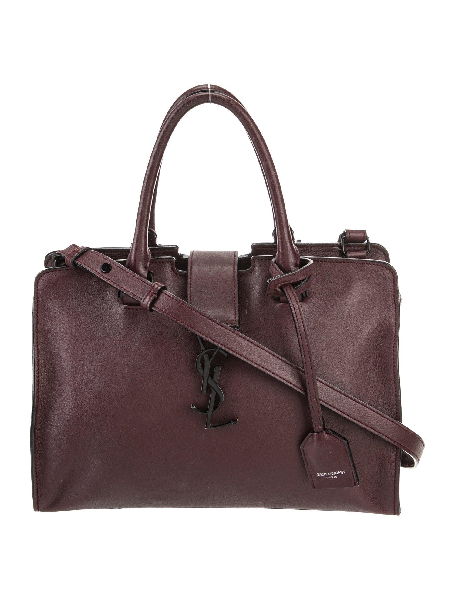 Saint Laurent Leather Y Cabas Baby