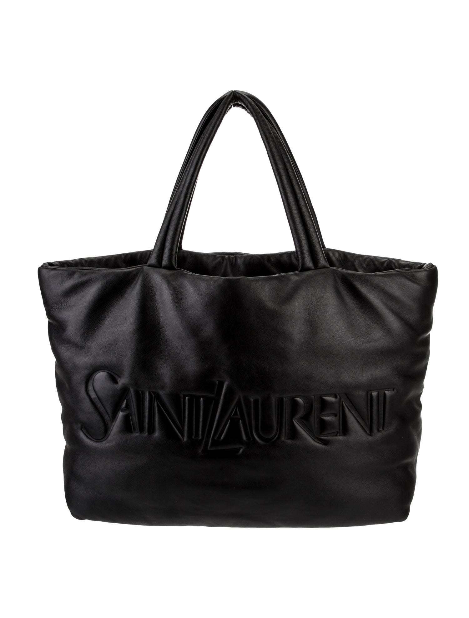 Saint Laurent Leather Puffer 2023