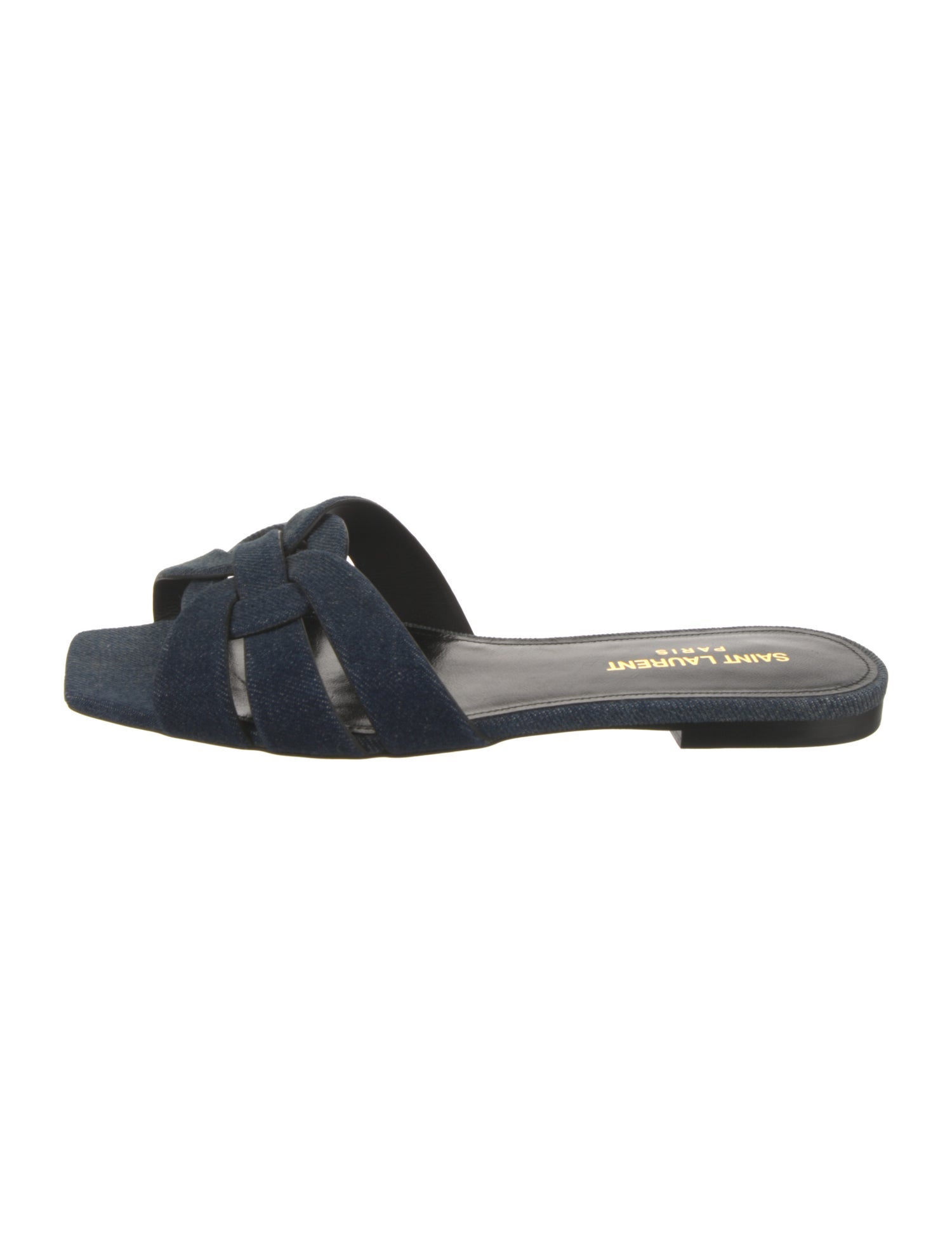 Saint Laurent Denim Slides