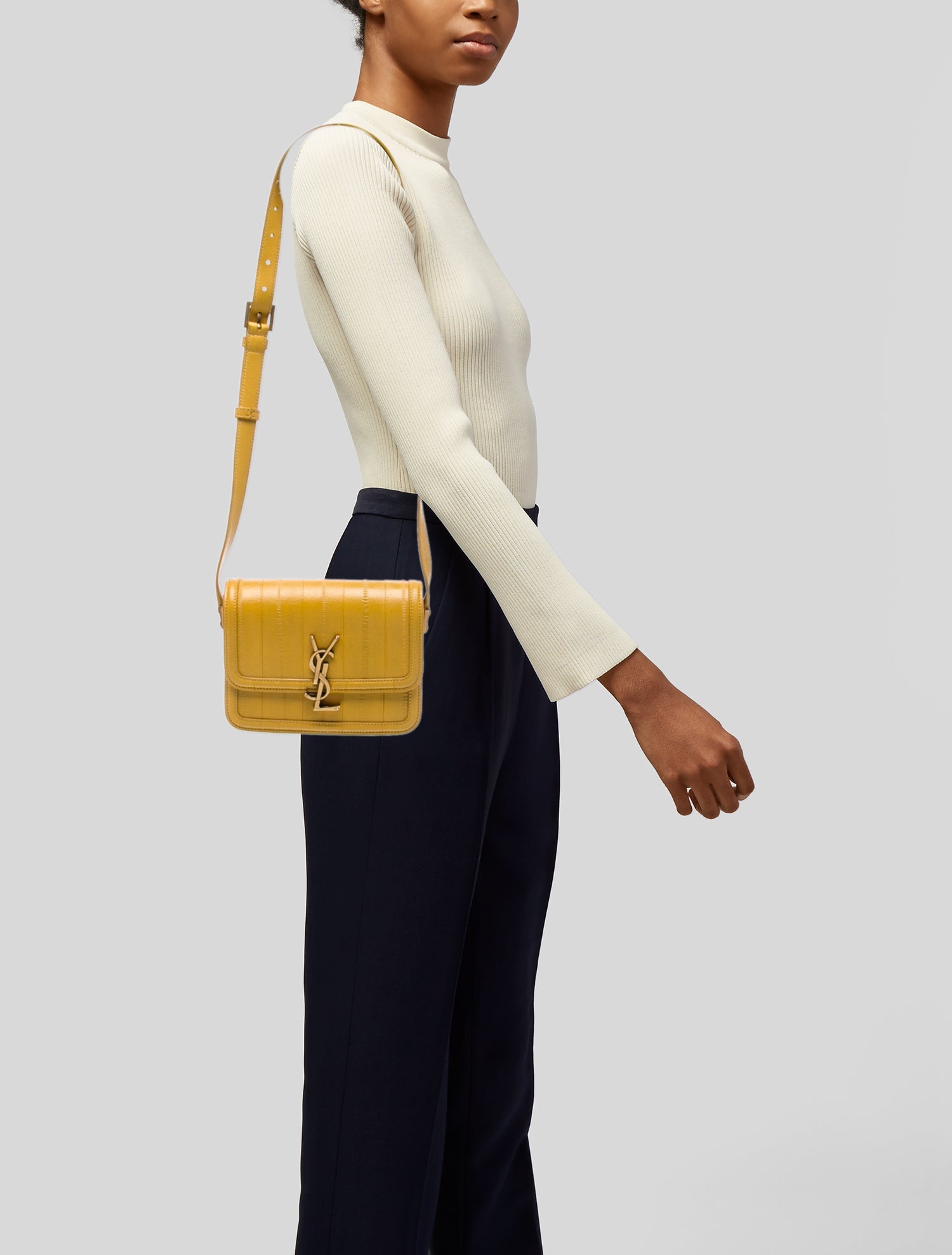 Saint Laurent Leather Shoulder Bag 2022