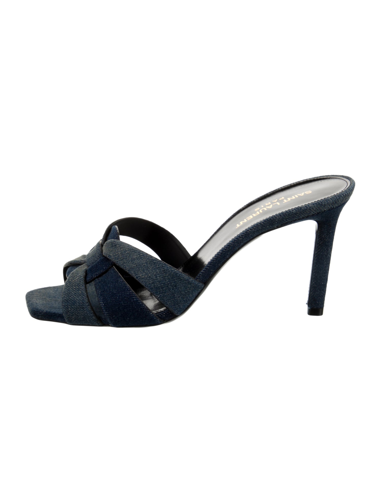 Saint Laurent Denim Slides
