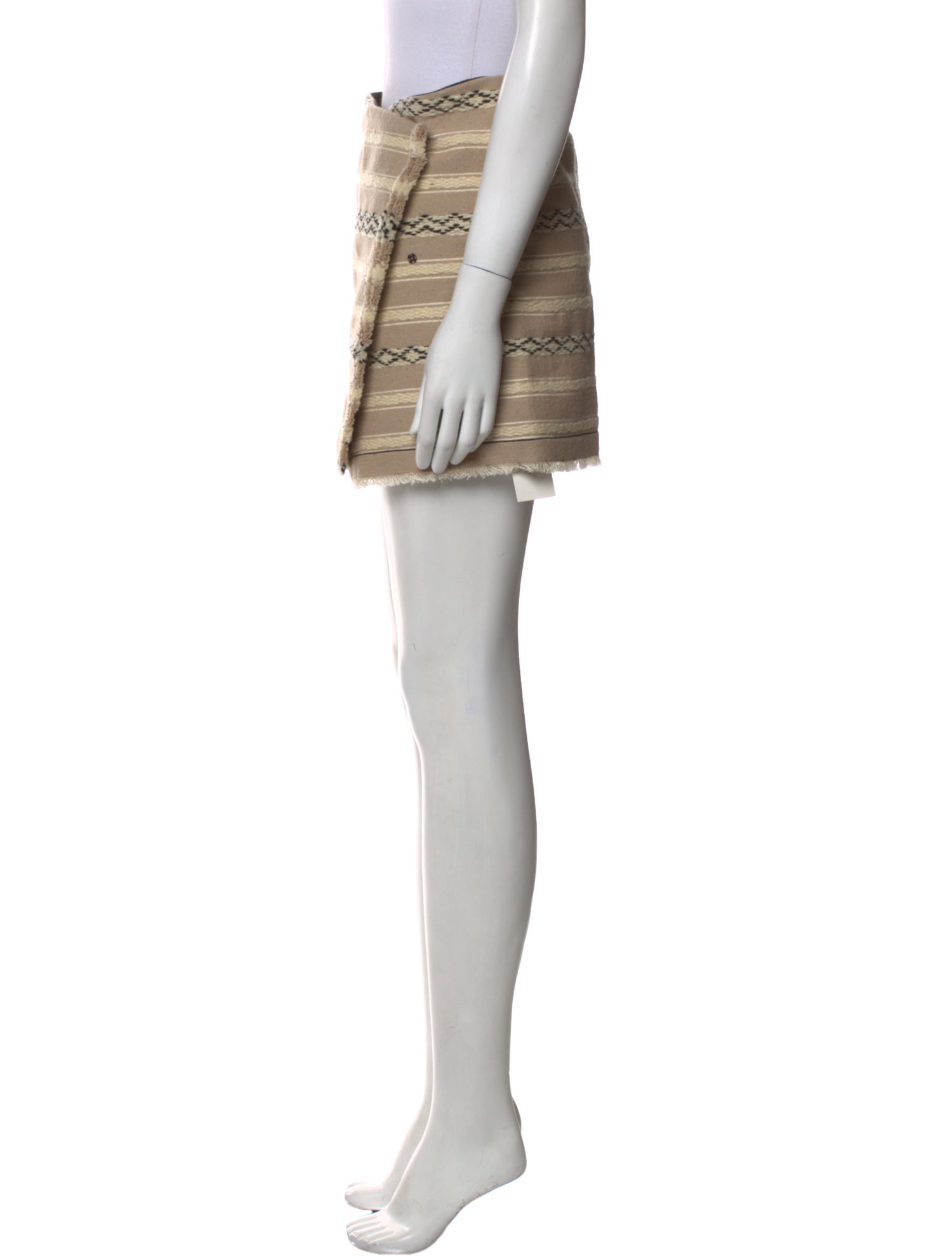 Saint Laurent Wool Mini Skirt