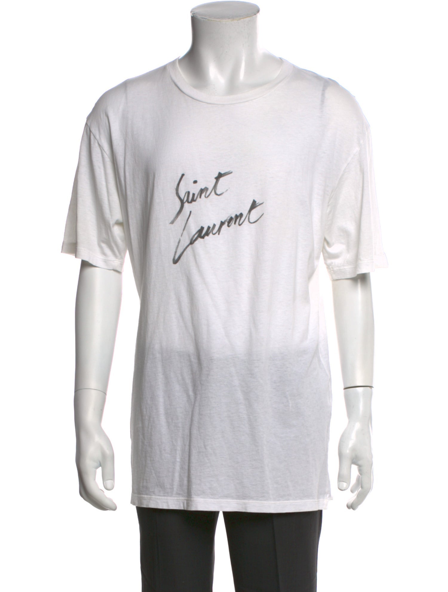 Saint Laurent 2018 Signature Logo T-Shirt