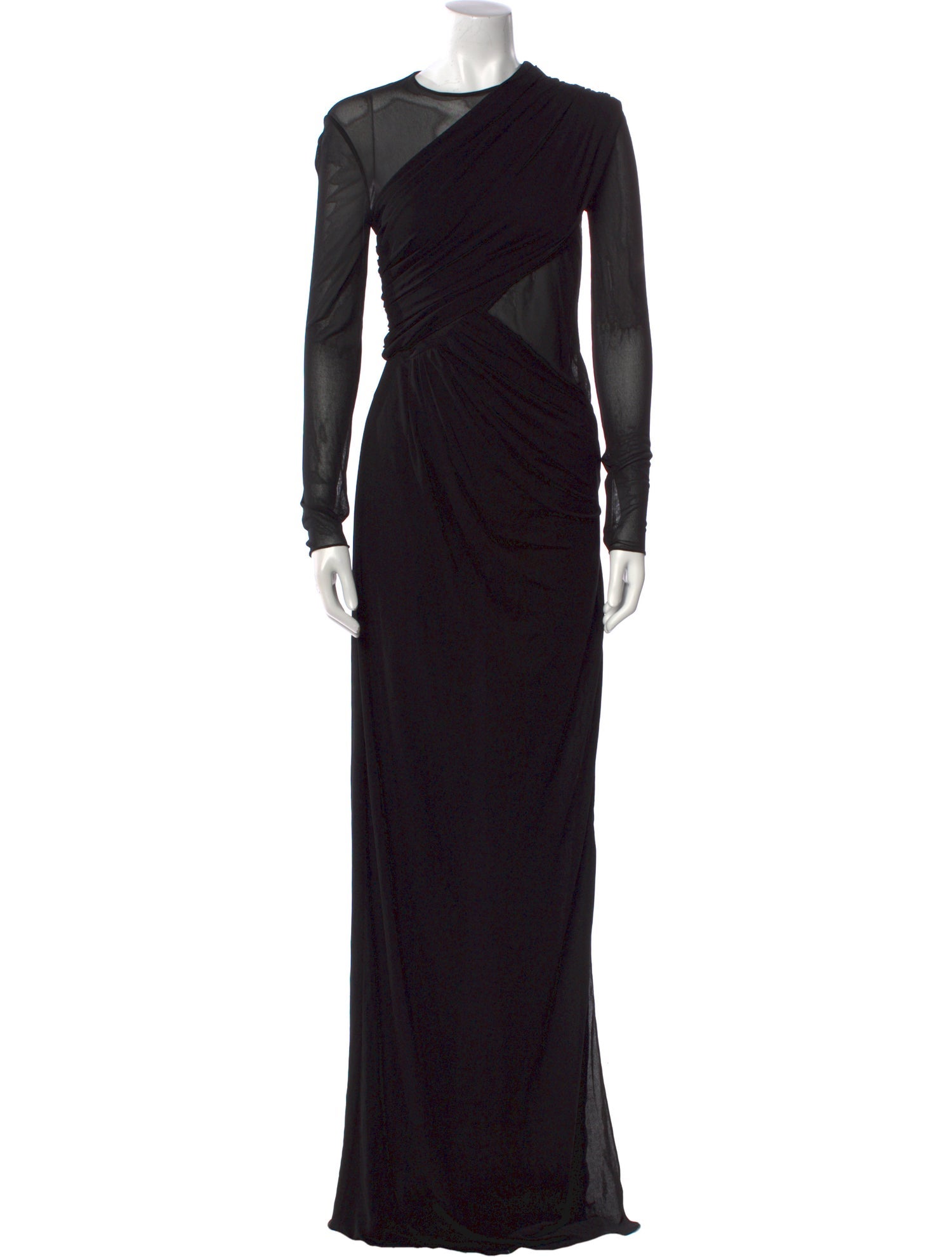 Saint Laurent Crew Neck Knee-Length Dress w/ Tags