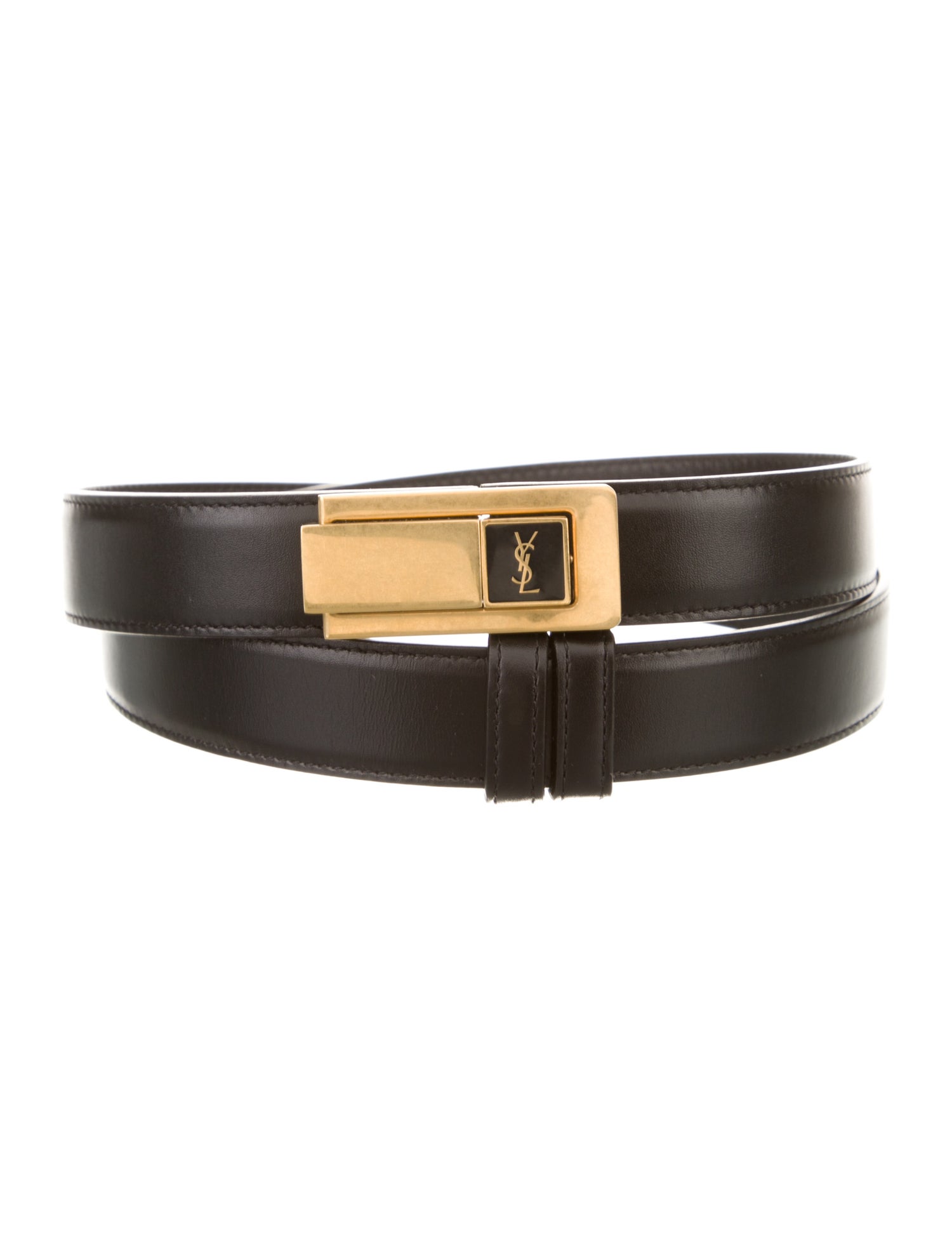 Saint Laurent Skinny Leather Belt Kit